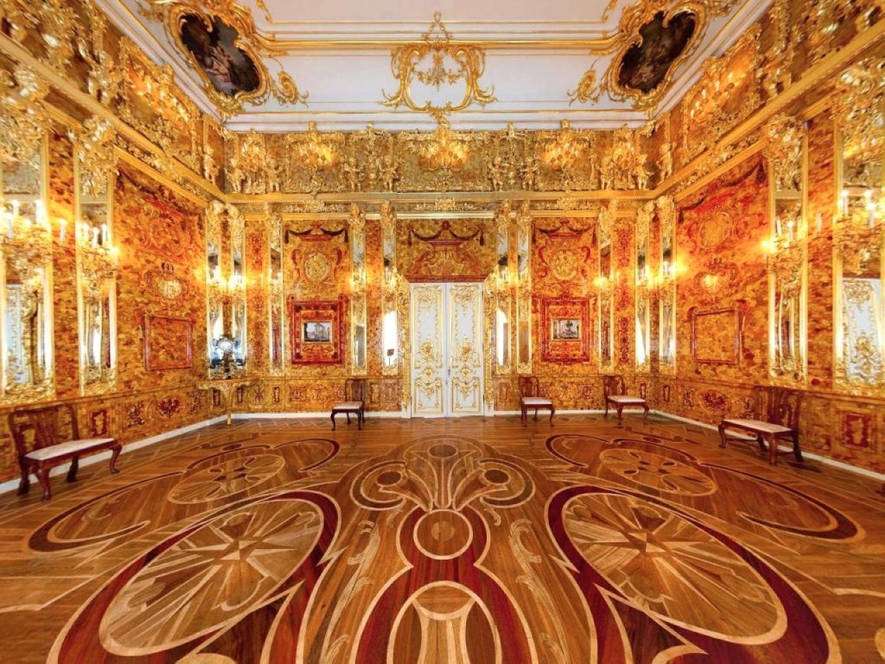 Marvel at the Glorious Amber Room