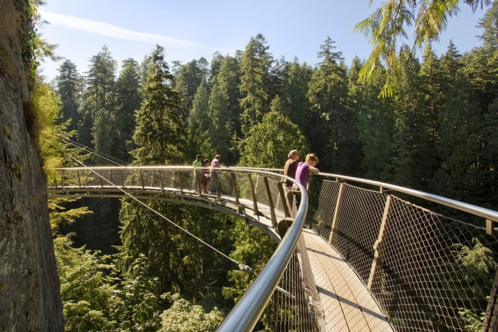 Walk over Capilano Suspension Bridge Park