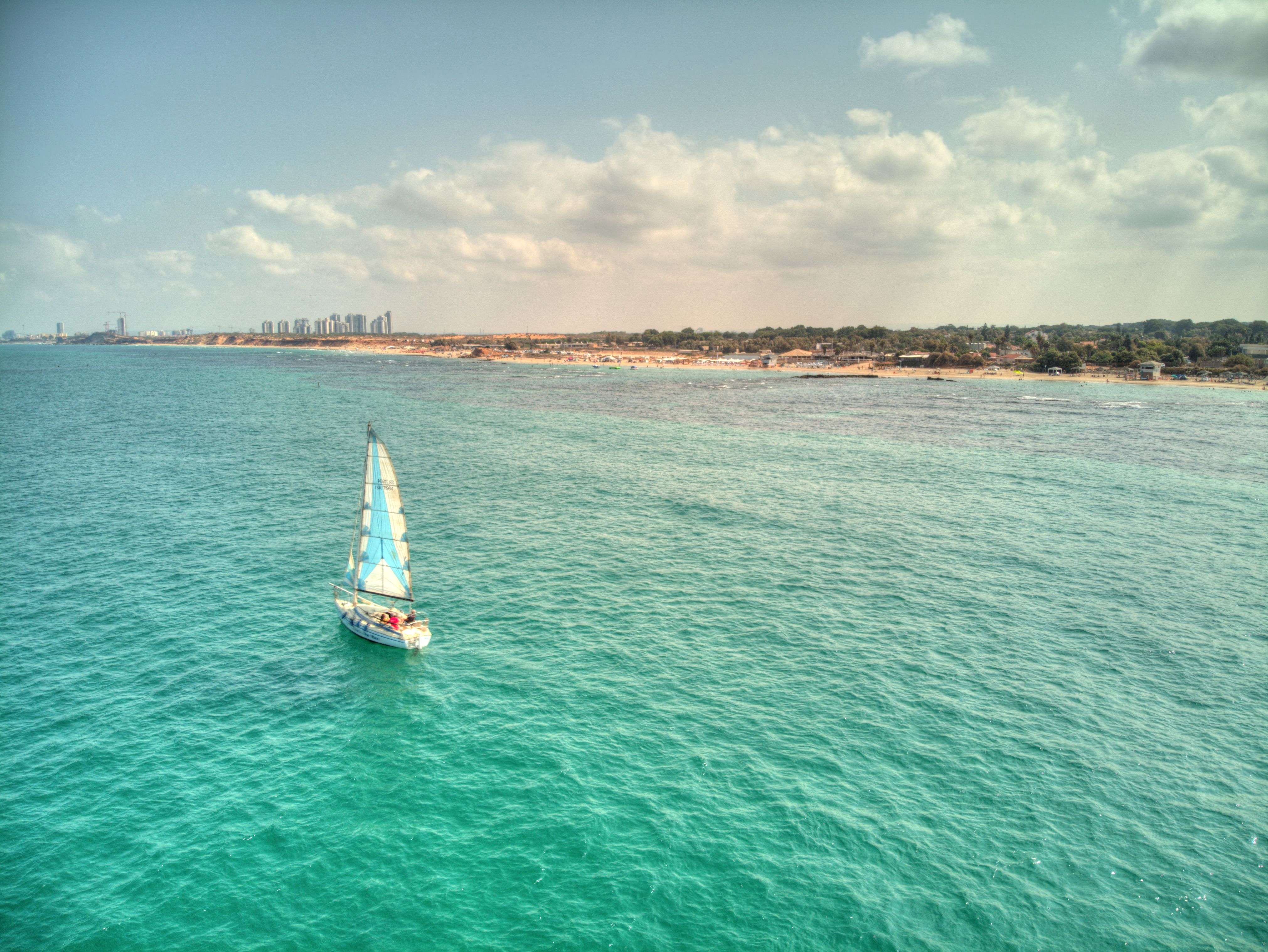 Go Pedal-Boating at Mikhmoret Beach