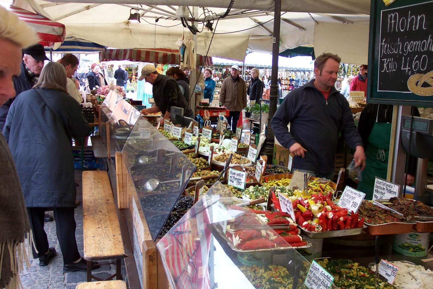 Try The Food at The Large Open-Air Market Viktualienmarkt
