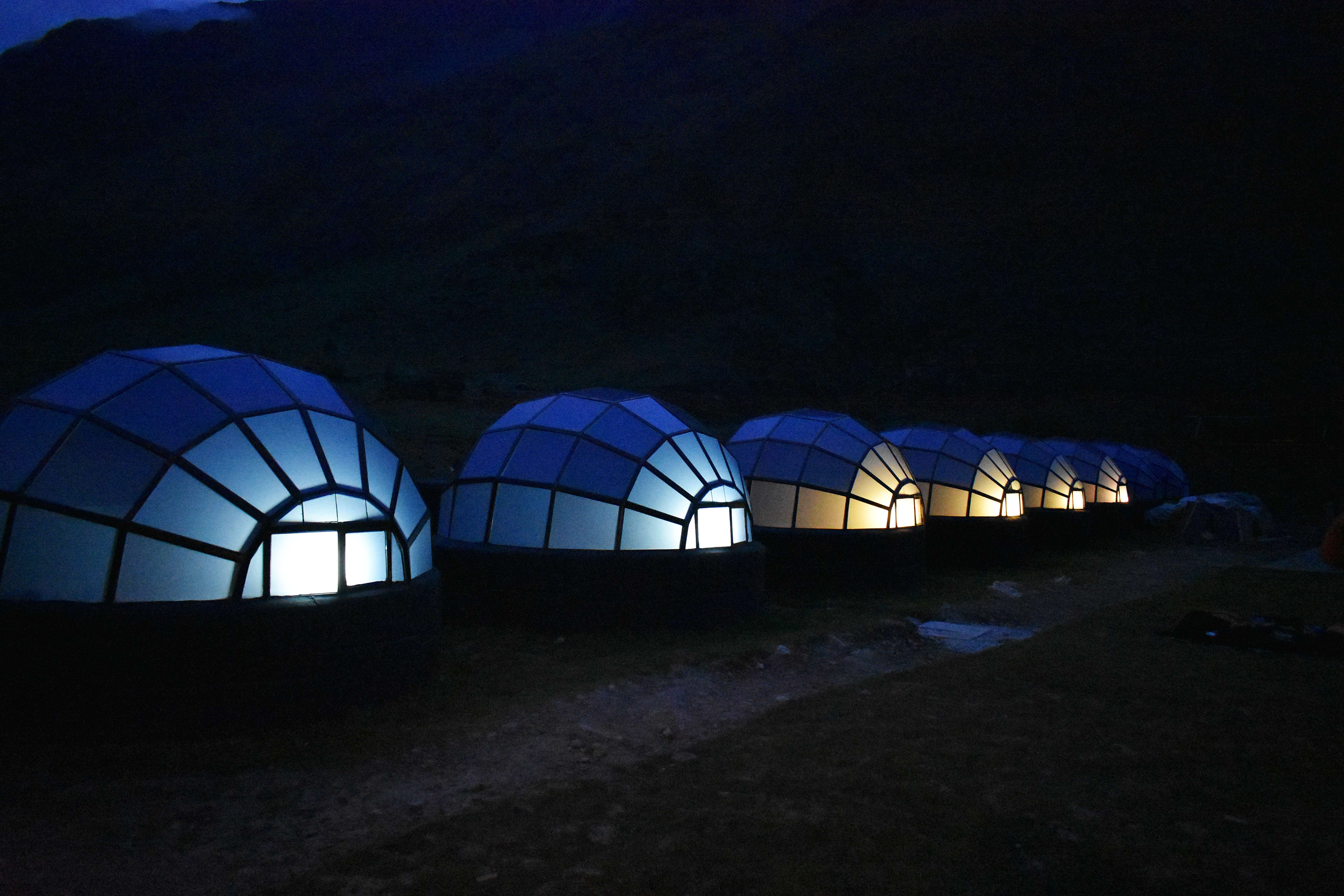 Sleep In A Glass Igloo