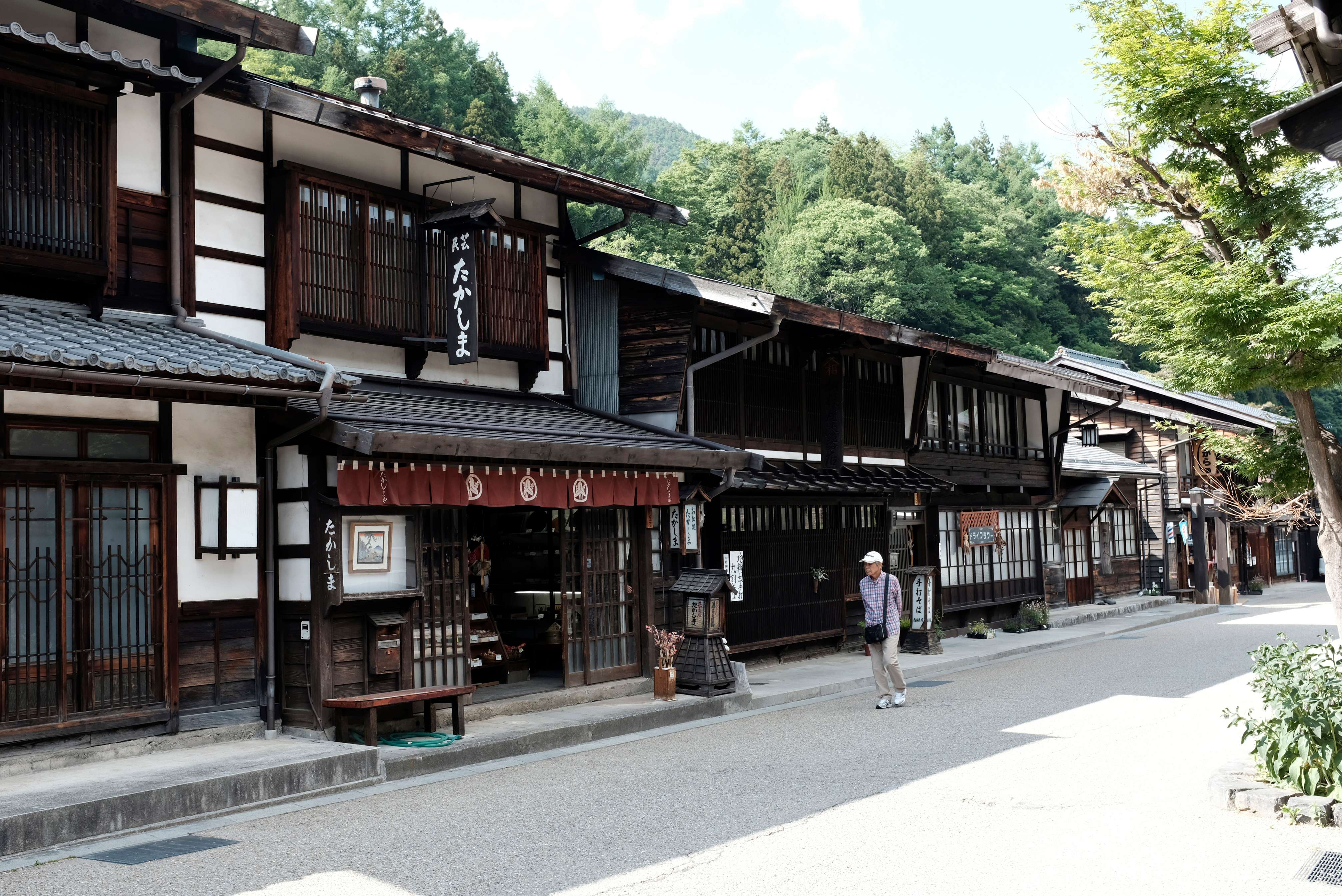 Stroll Around An Old Wooden Town