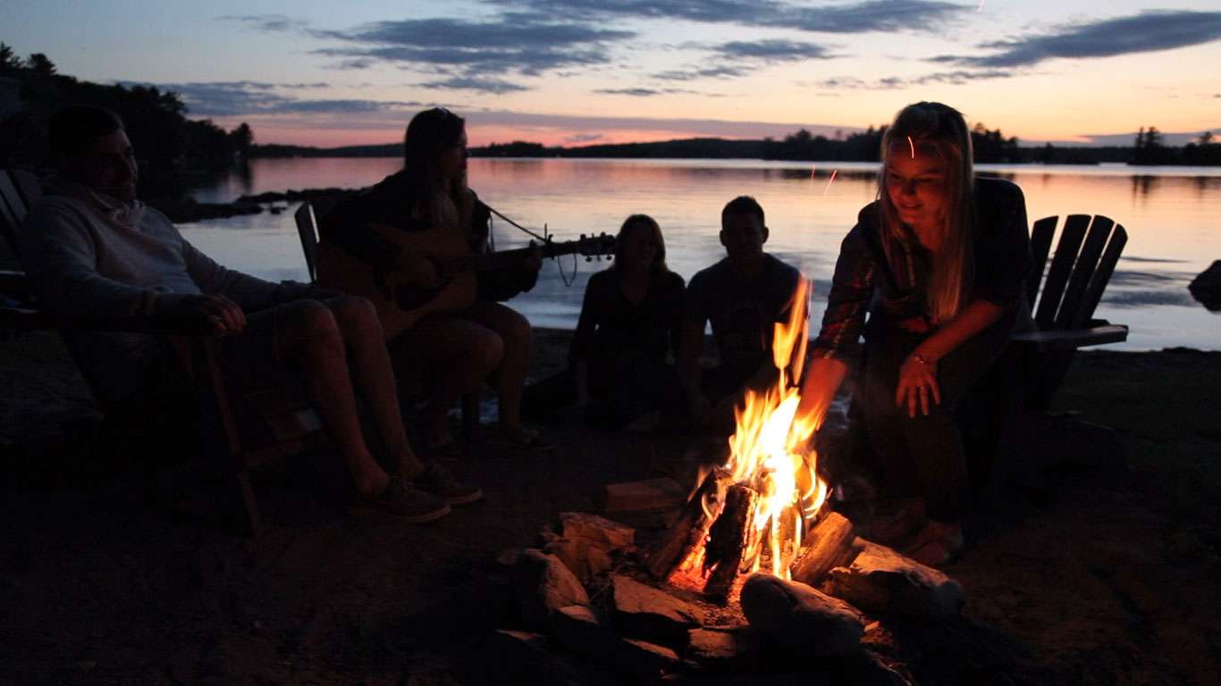 Spend an Evening at the Campground Fire Pit