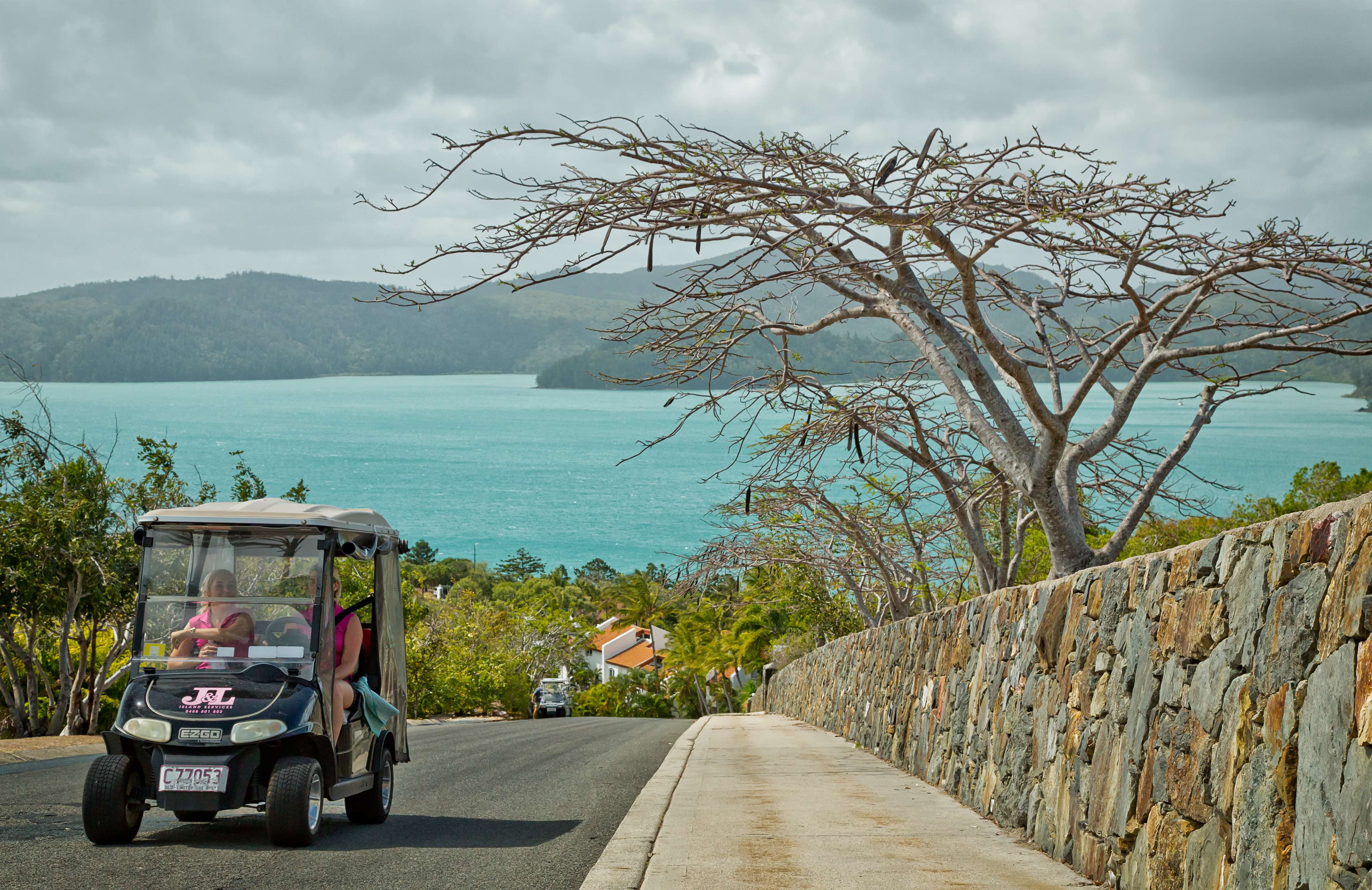 Exploring Hamilton Island by Golf Buggy