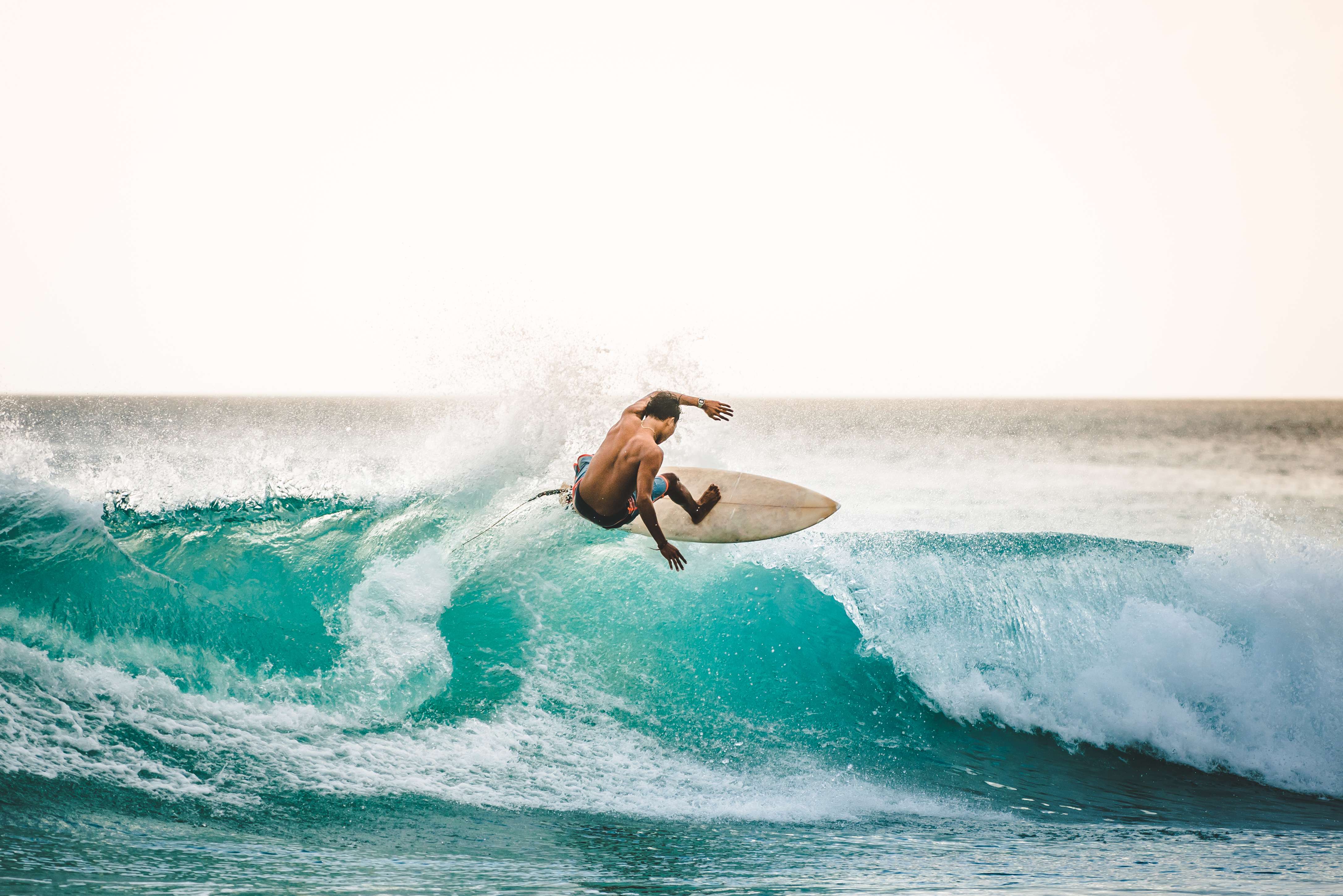 Surfing at Manly Beach