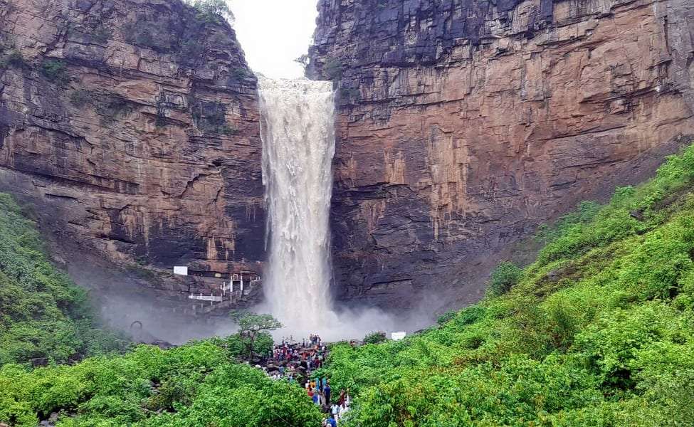 Enjoy at Tutla Bhawani Waterfall