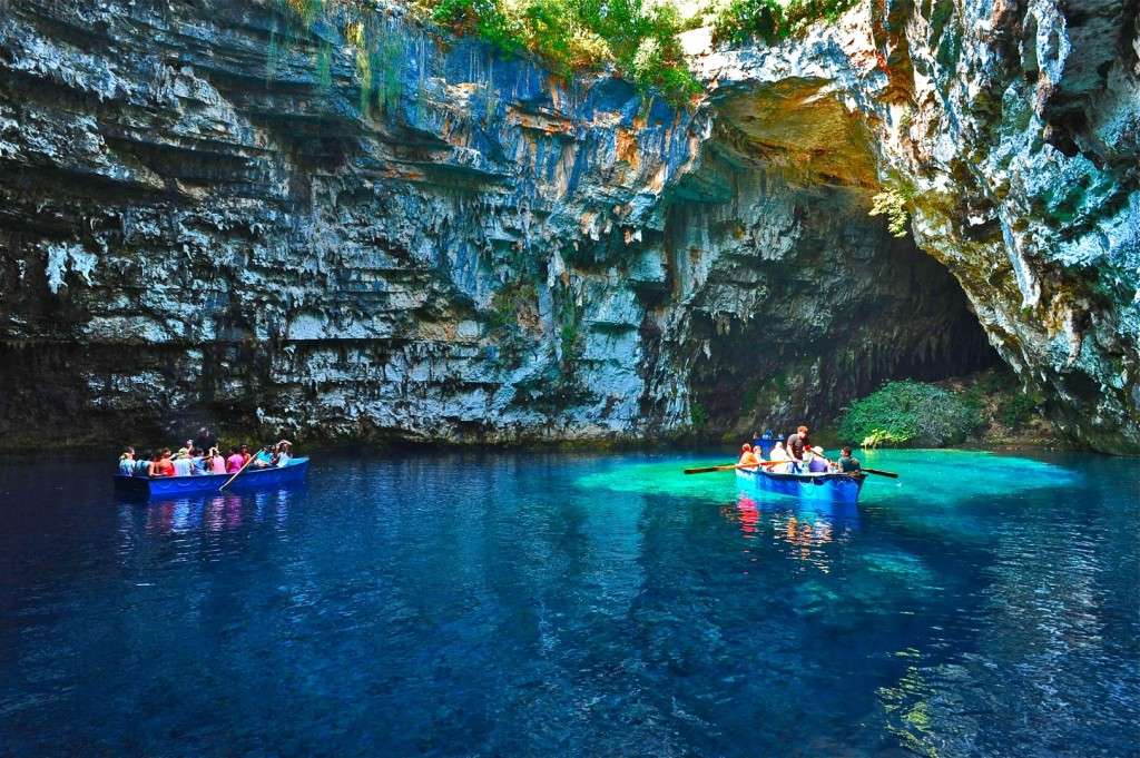 Go Spelunking at Melissani Cave