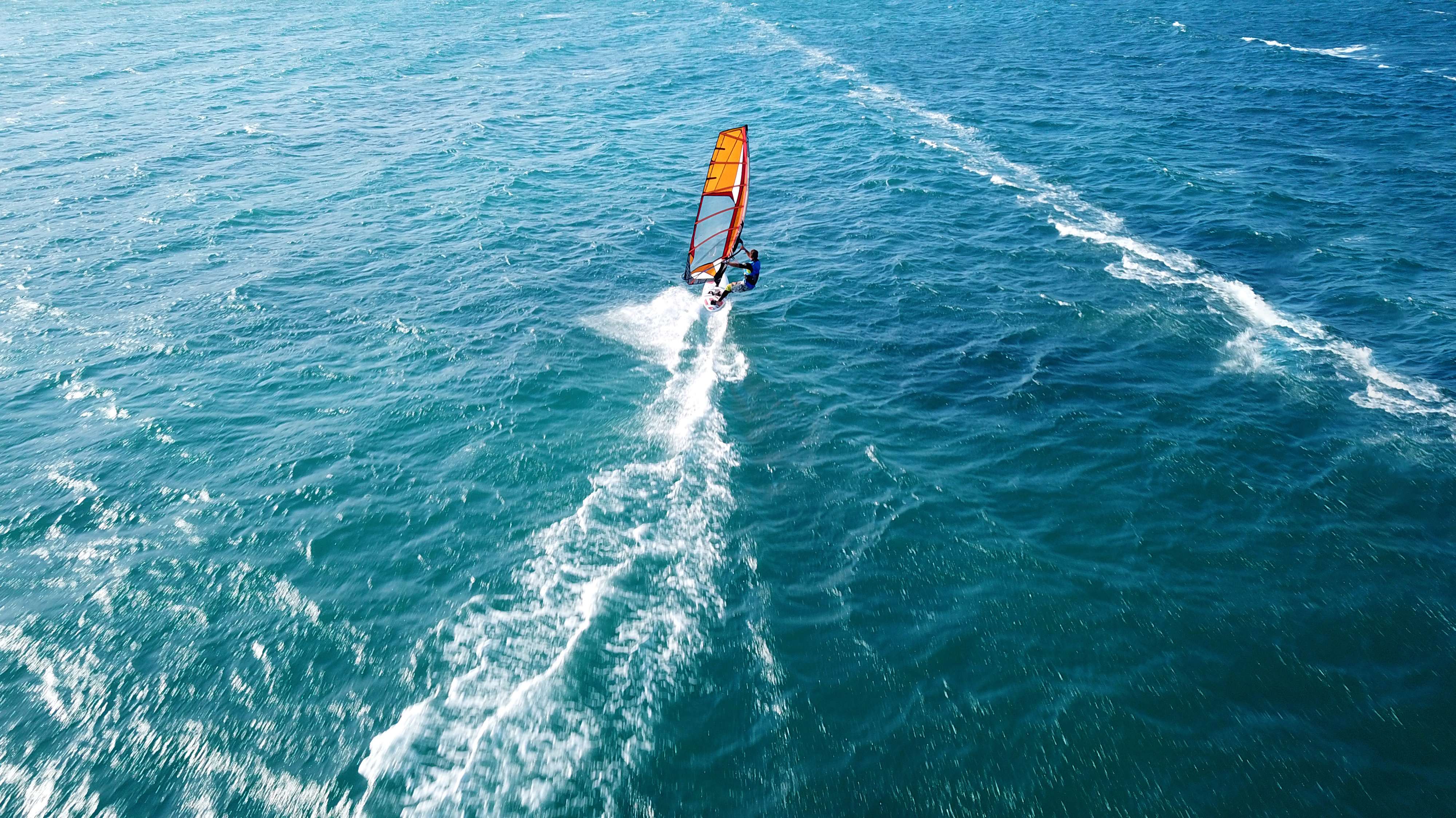 Windsurfing at Paros