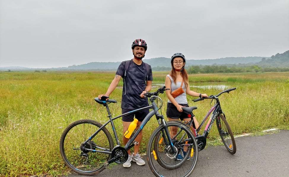 Cycling At Chorao Islands