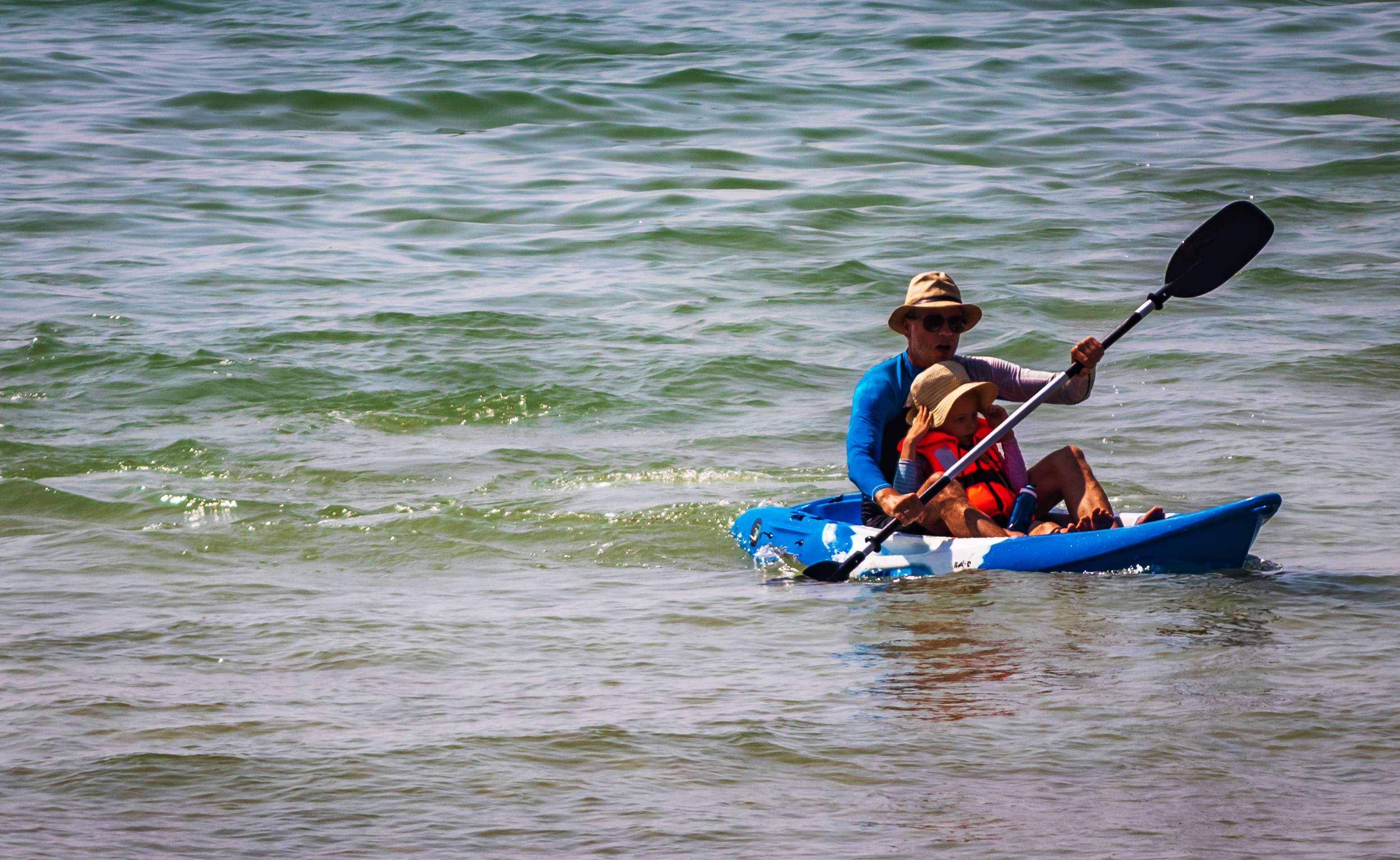 Kayaking in Ganga River