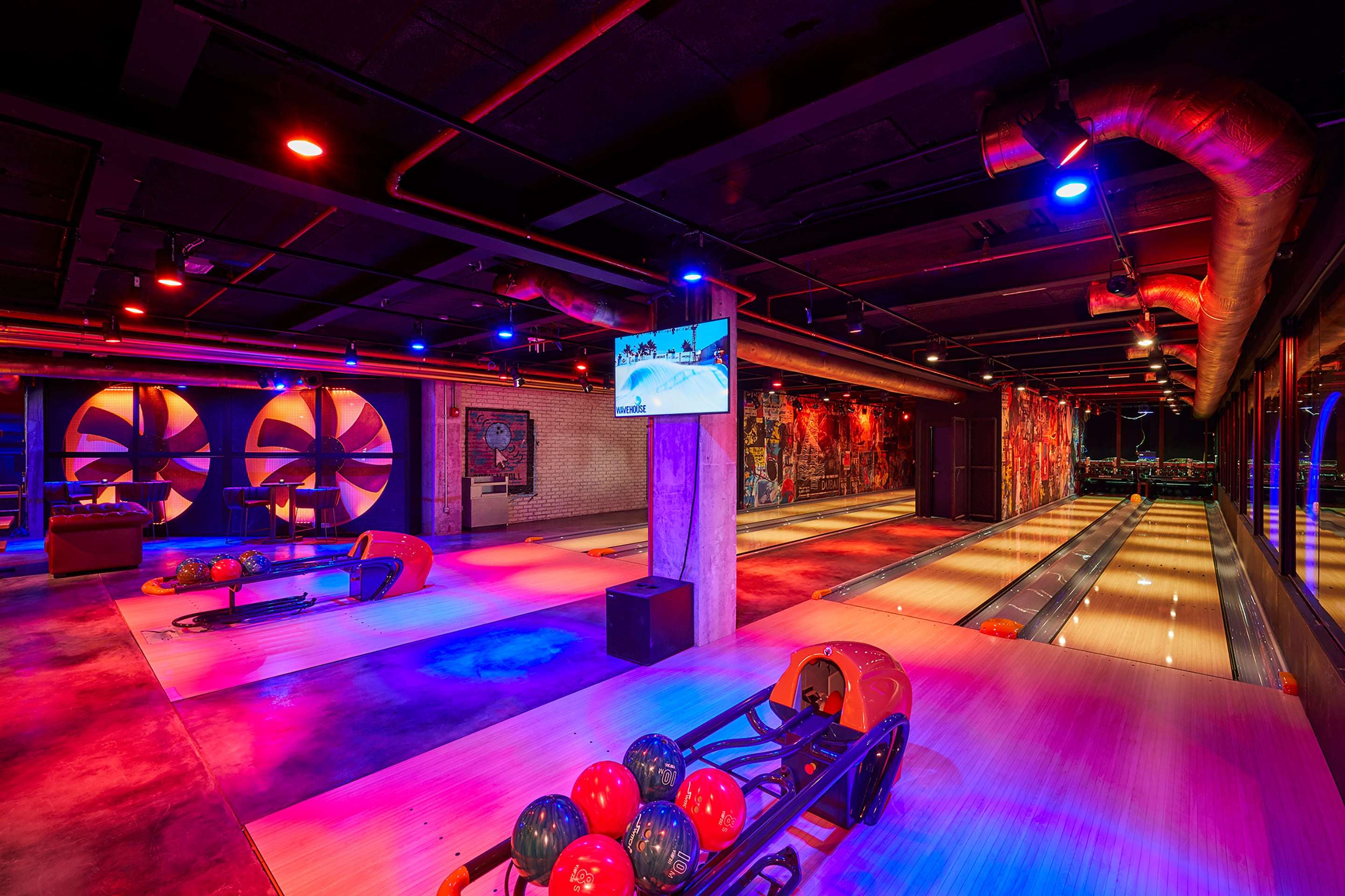 Bowling at Wavehouse
