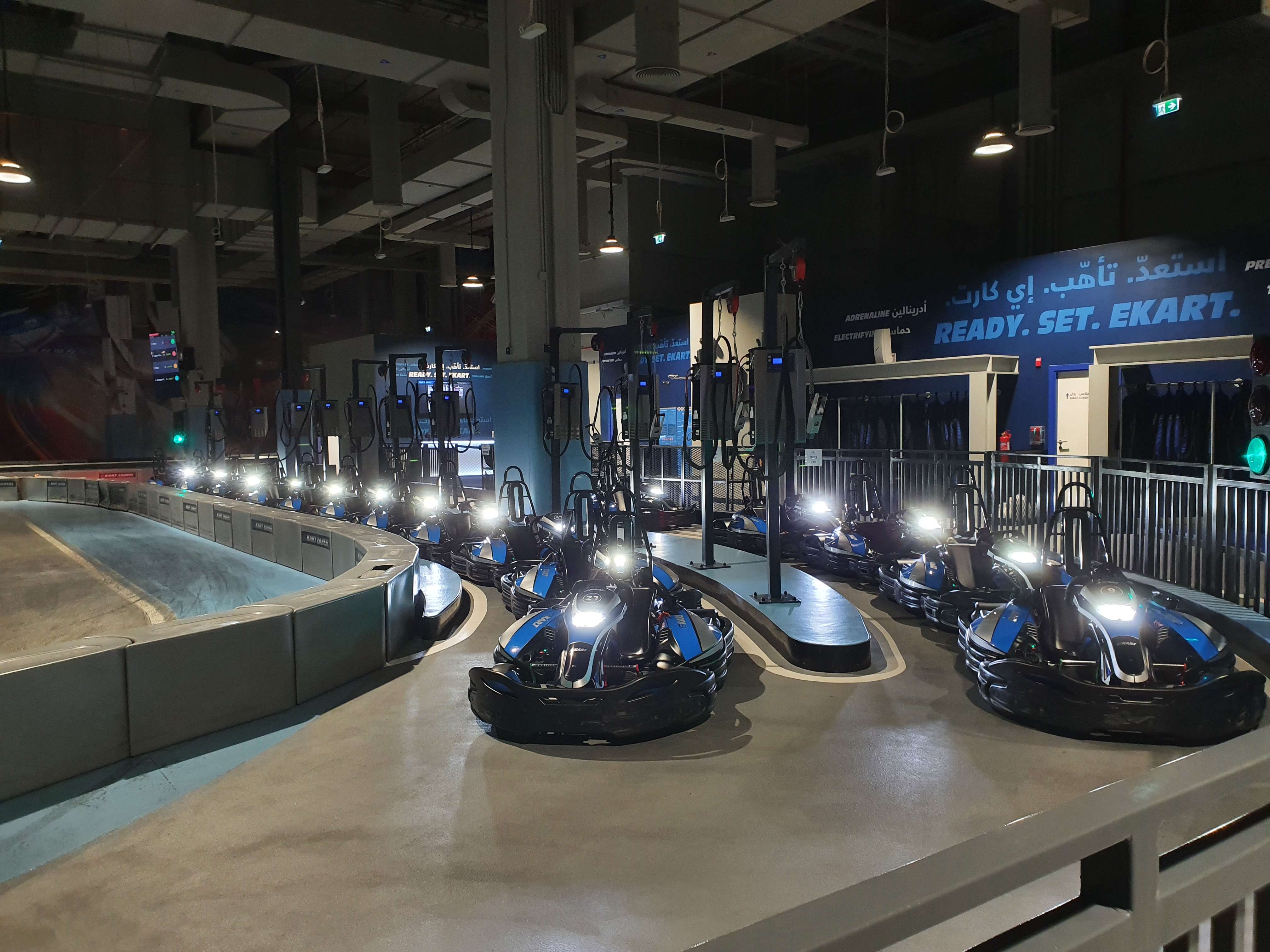 Electric Go-Karting at Ekart Zabeel Dubai