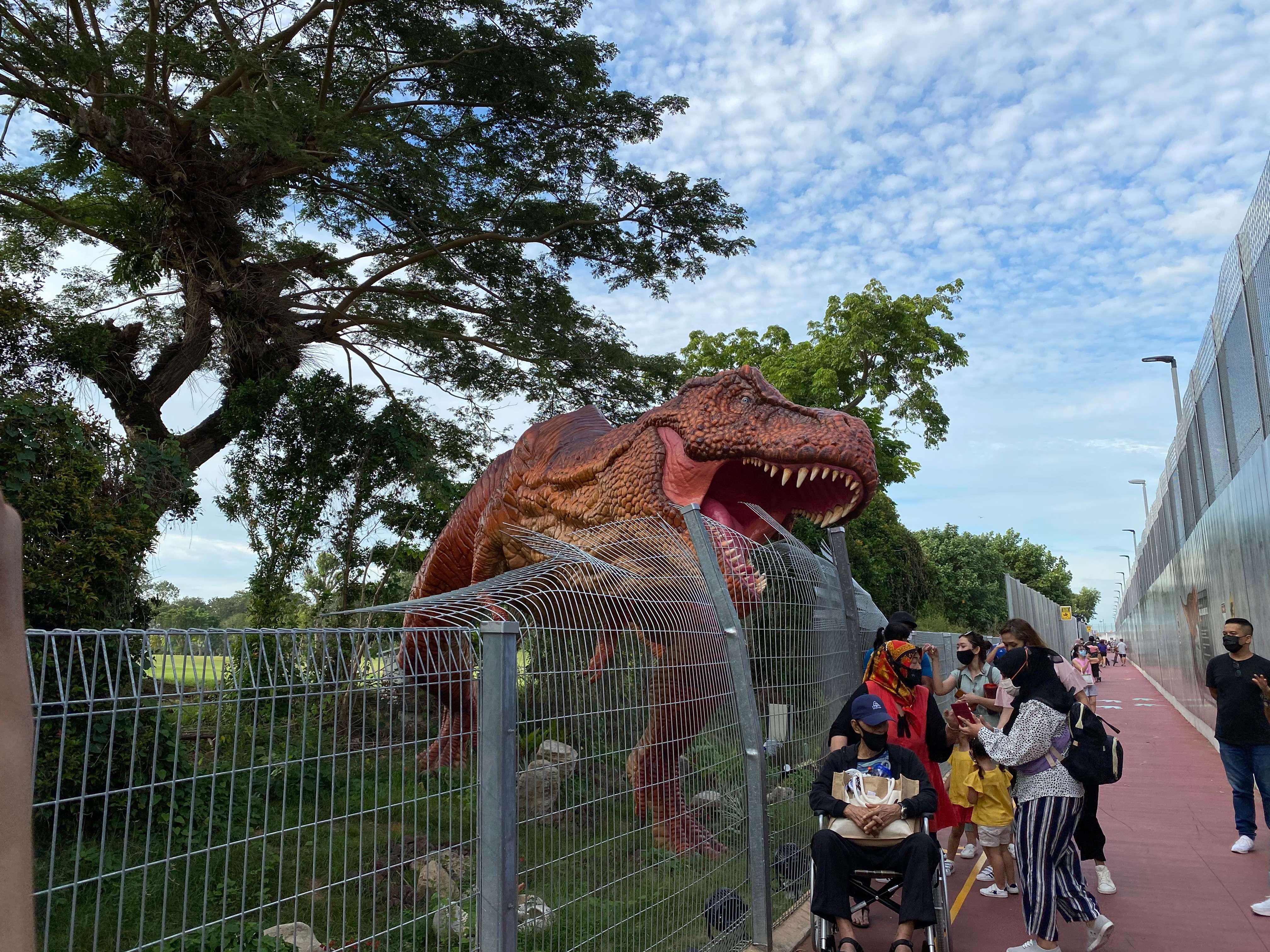 Meet the Dinosaurs at Changi Jurassic Mile 