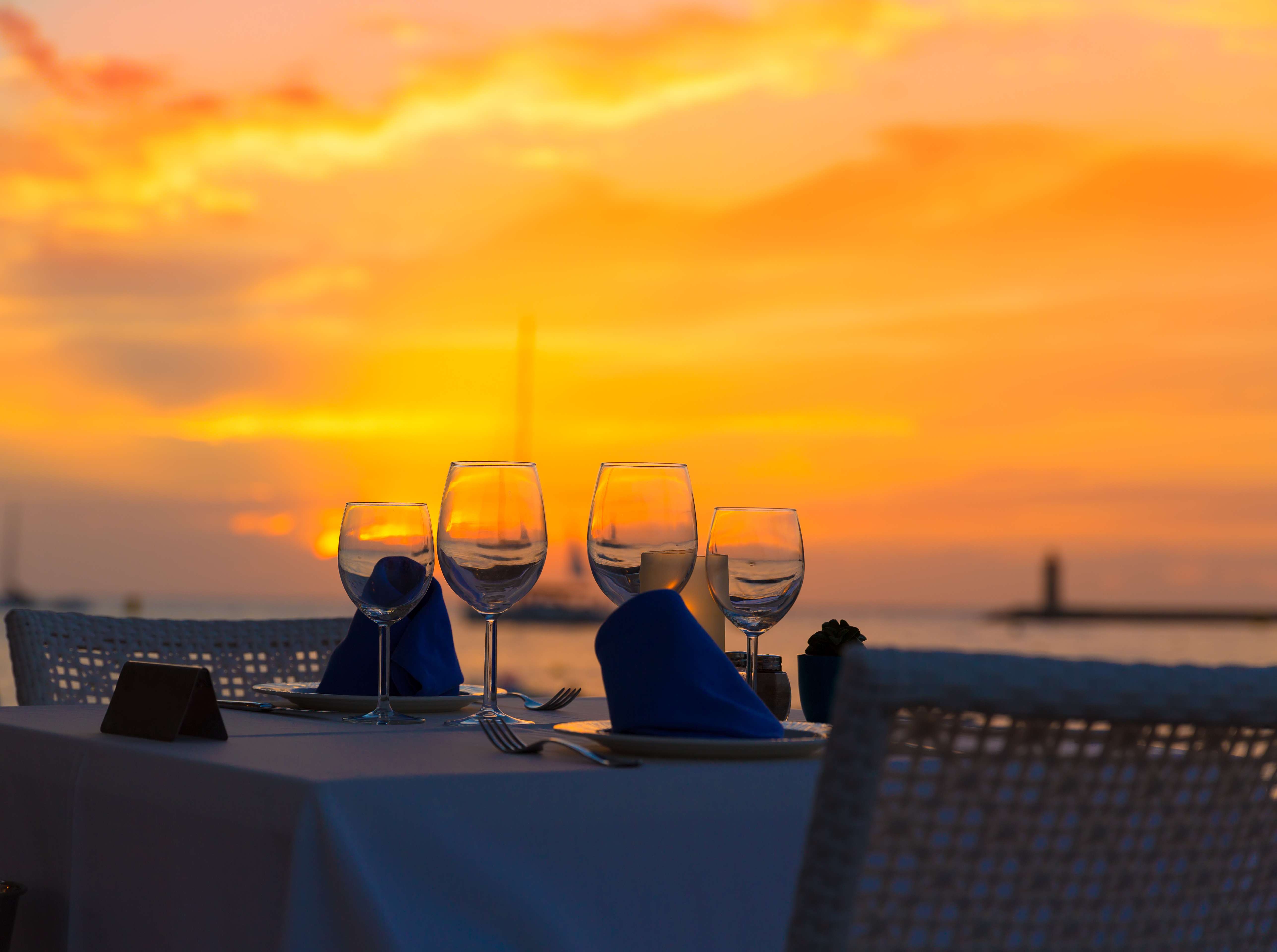 Enjoy a Sunset View at Revolving Restaurant: