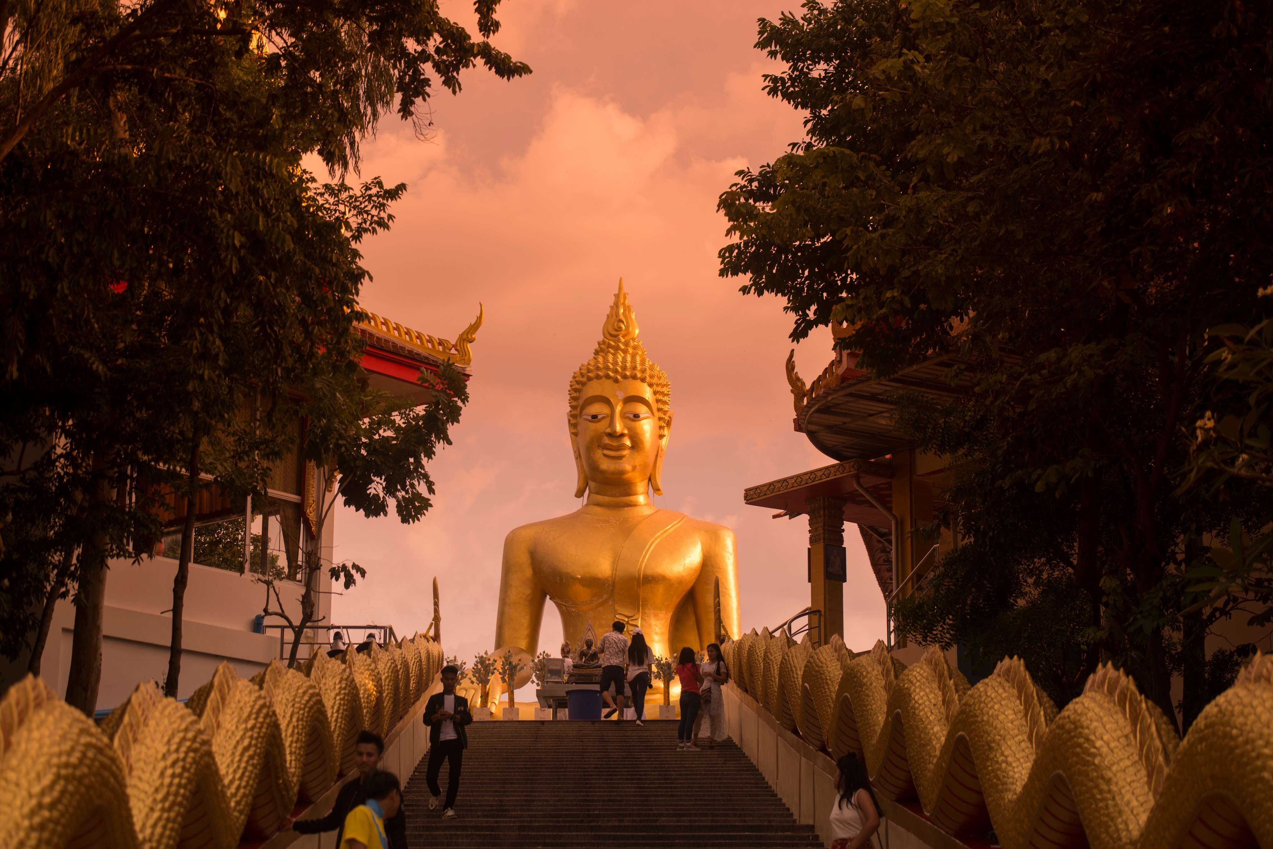 Pray at Wat Phra Khao Yai