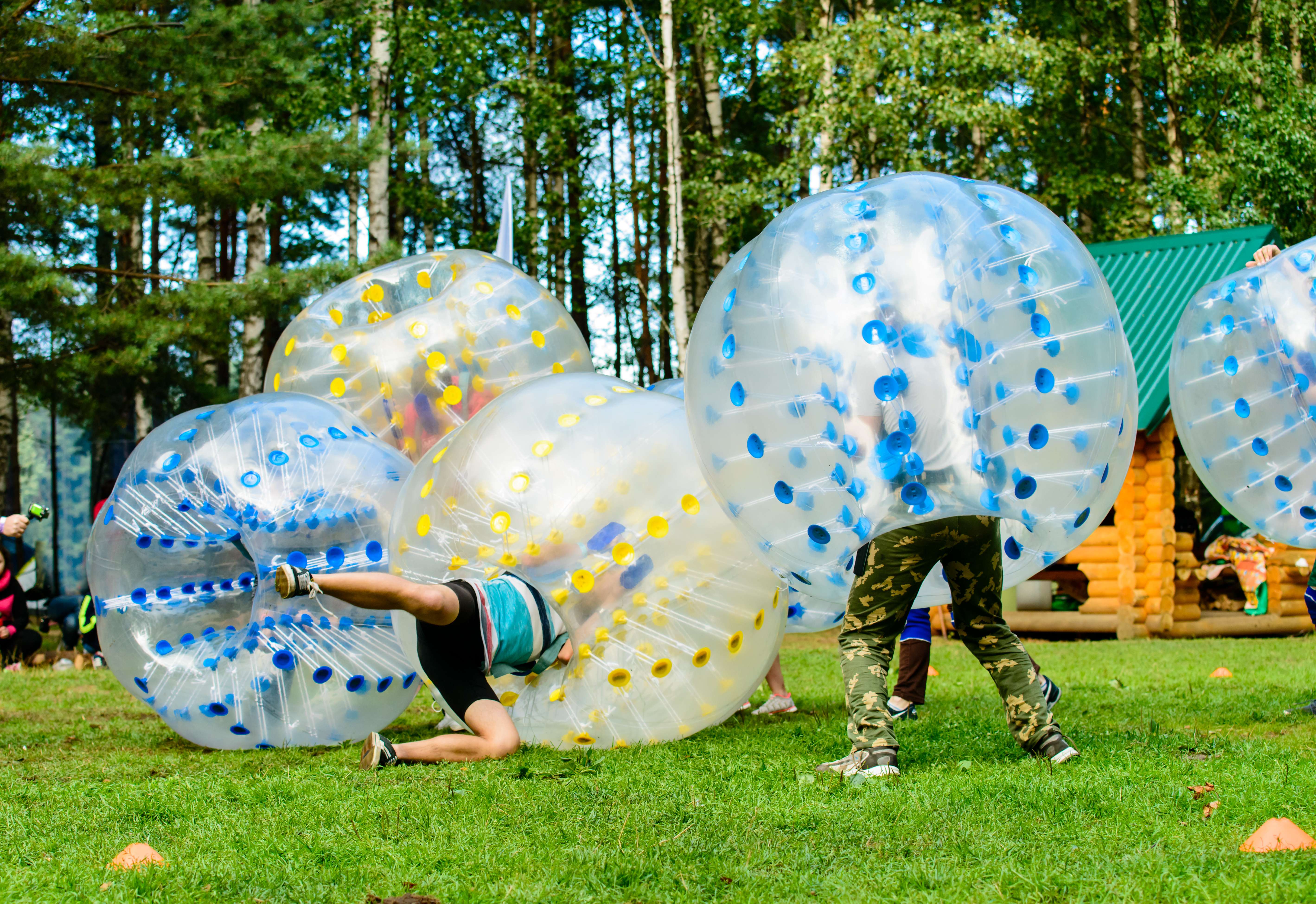 Zorbing at Rollerball