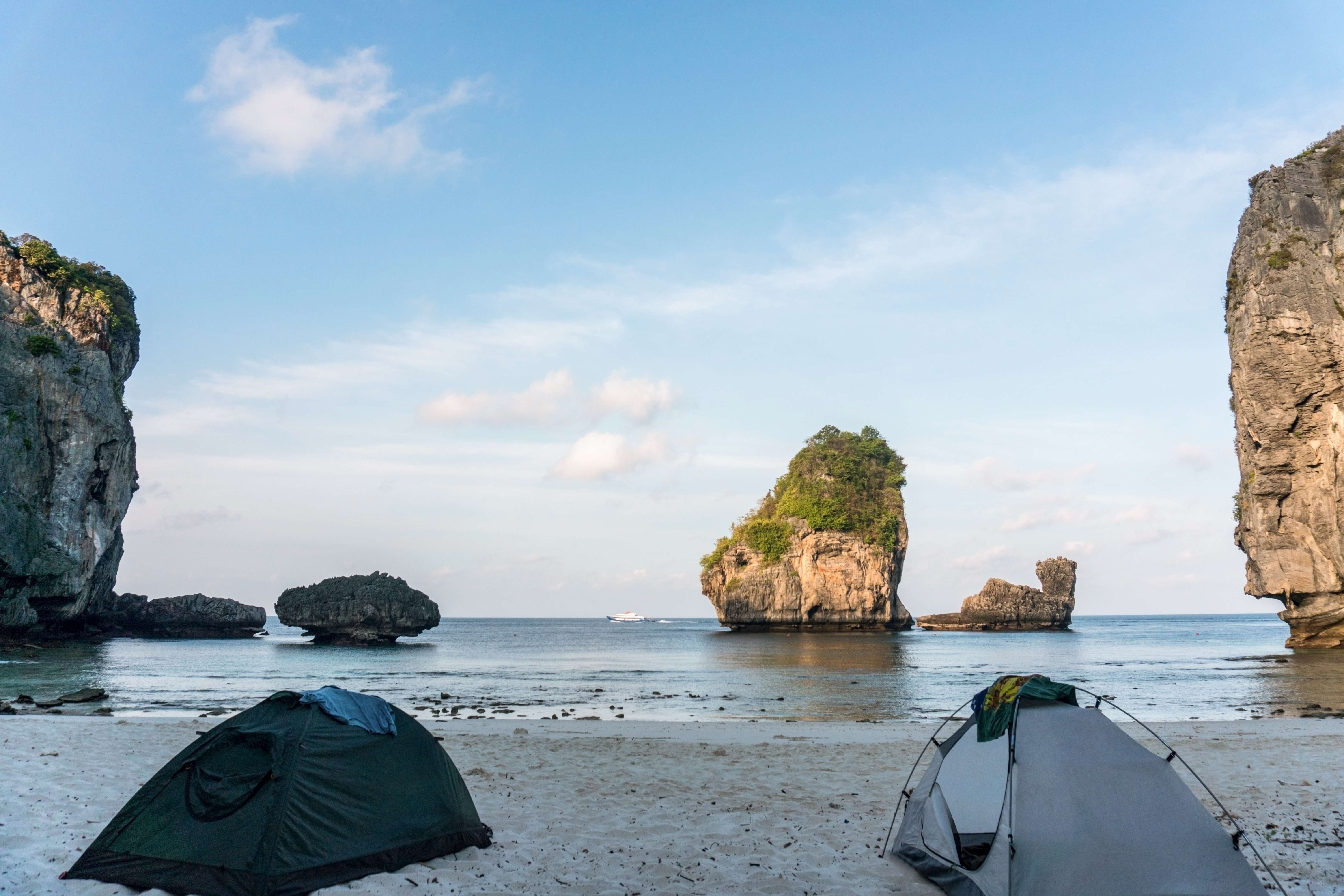 Camping in Phi Phi Island