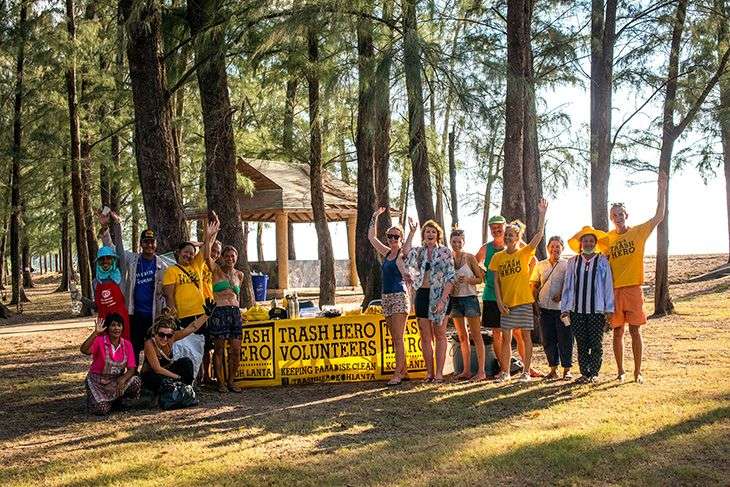 Clean Up the Beach with Trash Hero