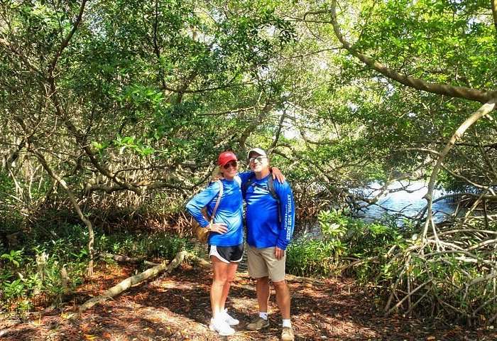 Trekking with a Partner Through the Mangrove Forest