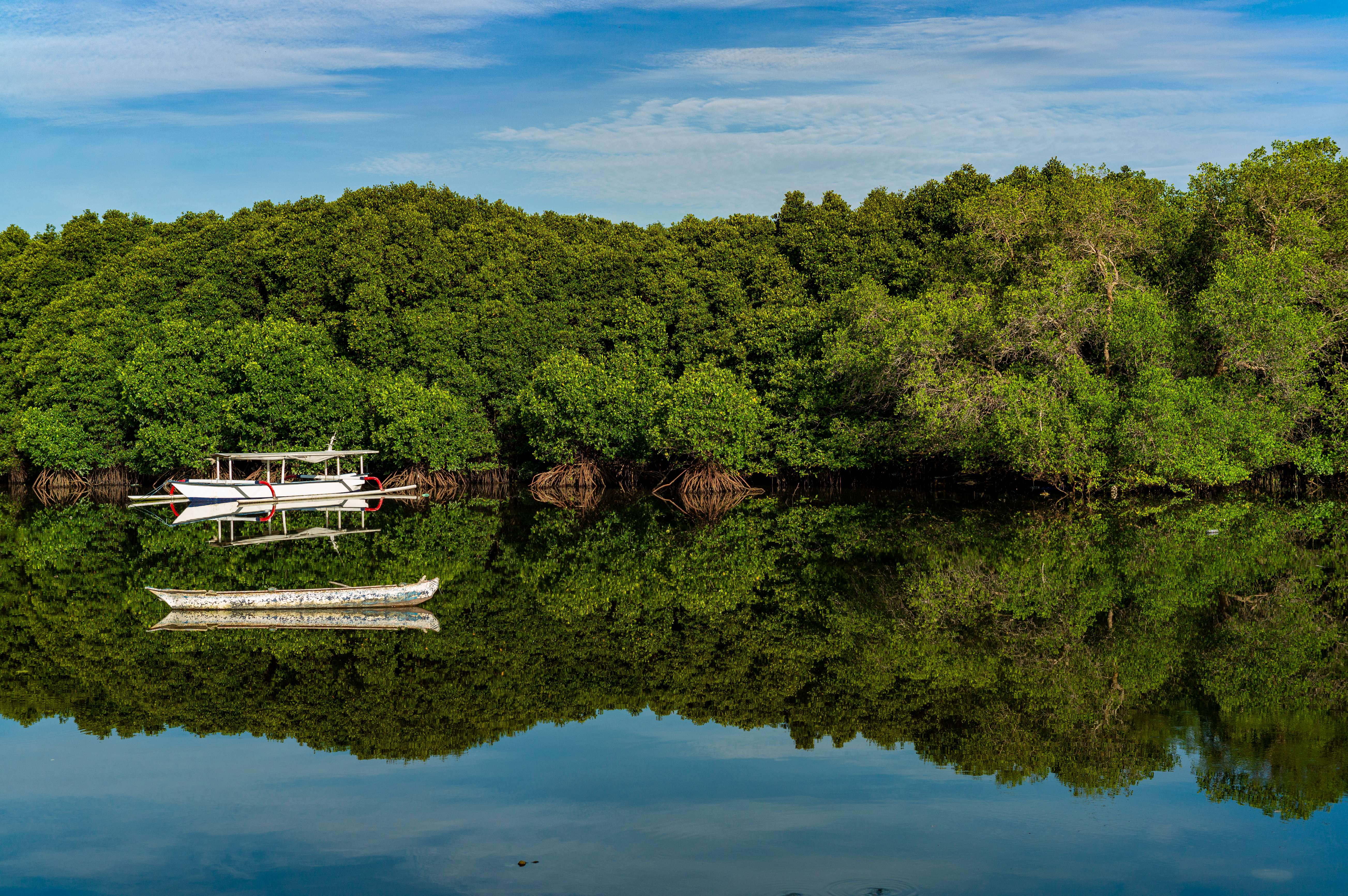 Take a boat to Serangan Island