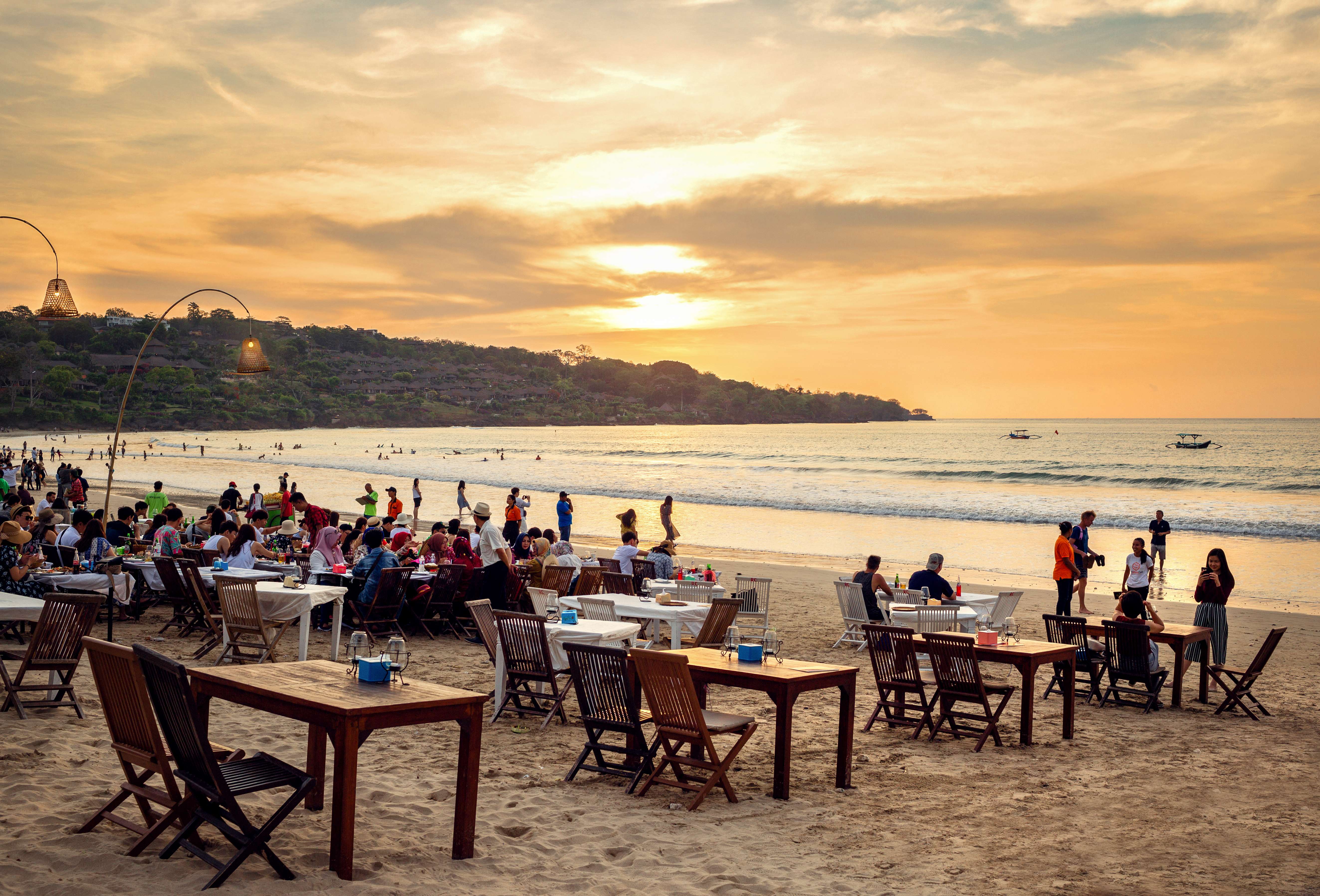 Dinner On the Beach at Jimbaran Bay