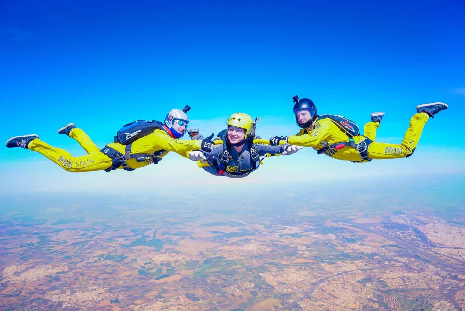 Skydiving in Aunny Andalucía