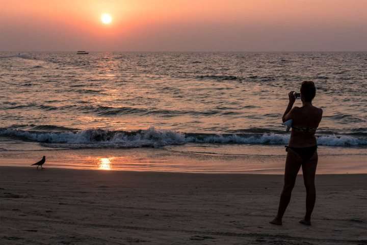 Witness Sunset At Majorda Beach