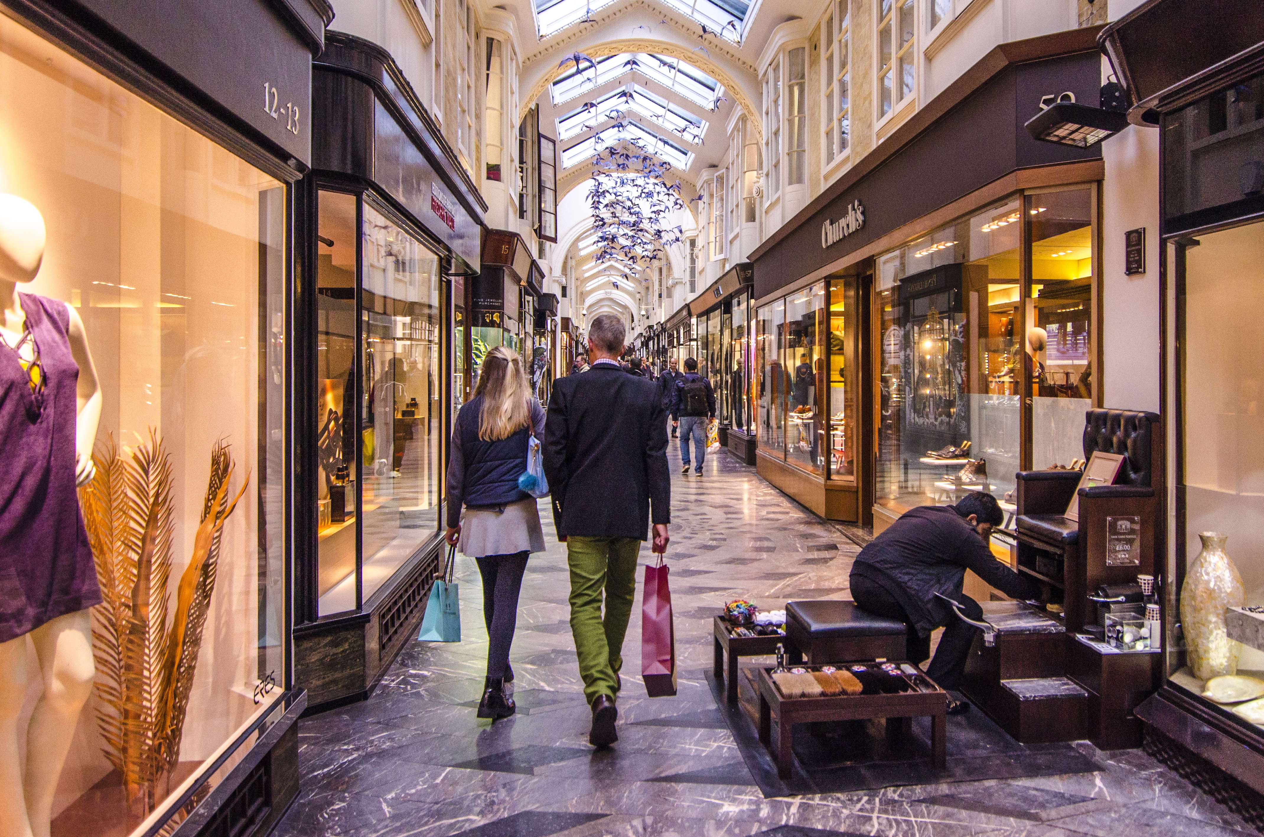 Shopping At Burlington Arcade
