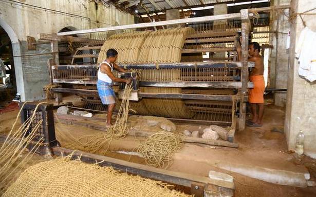Observe Coir Weaving