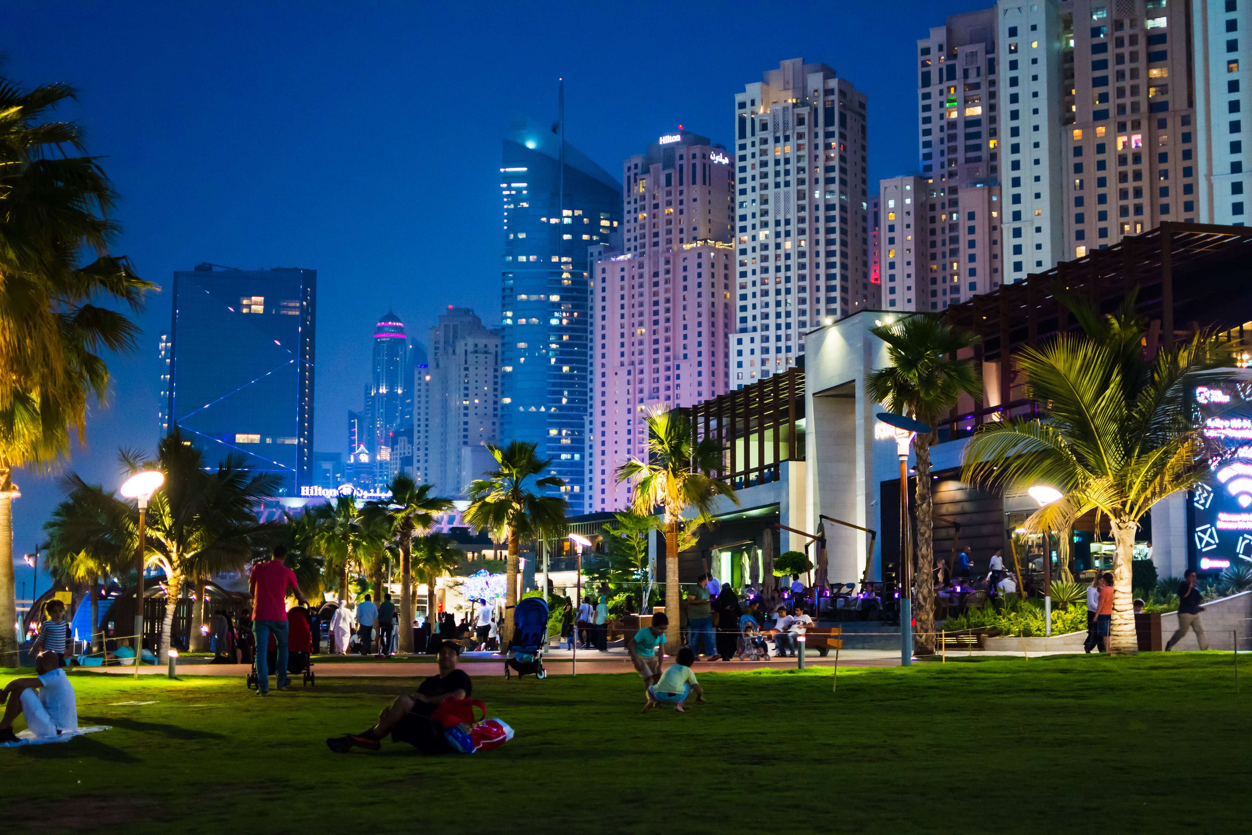 Evening at JBR Walk