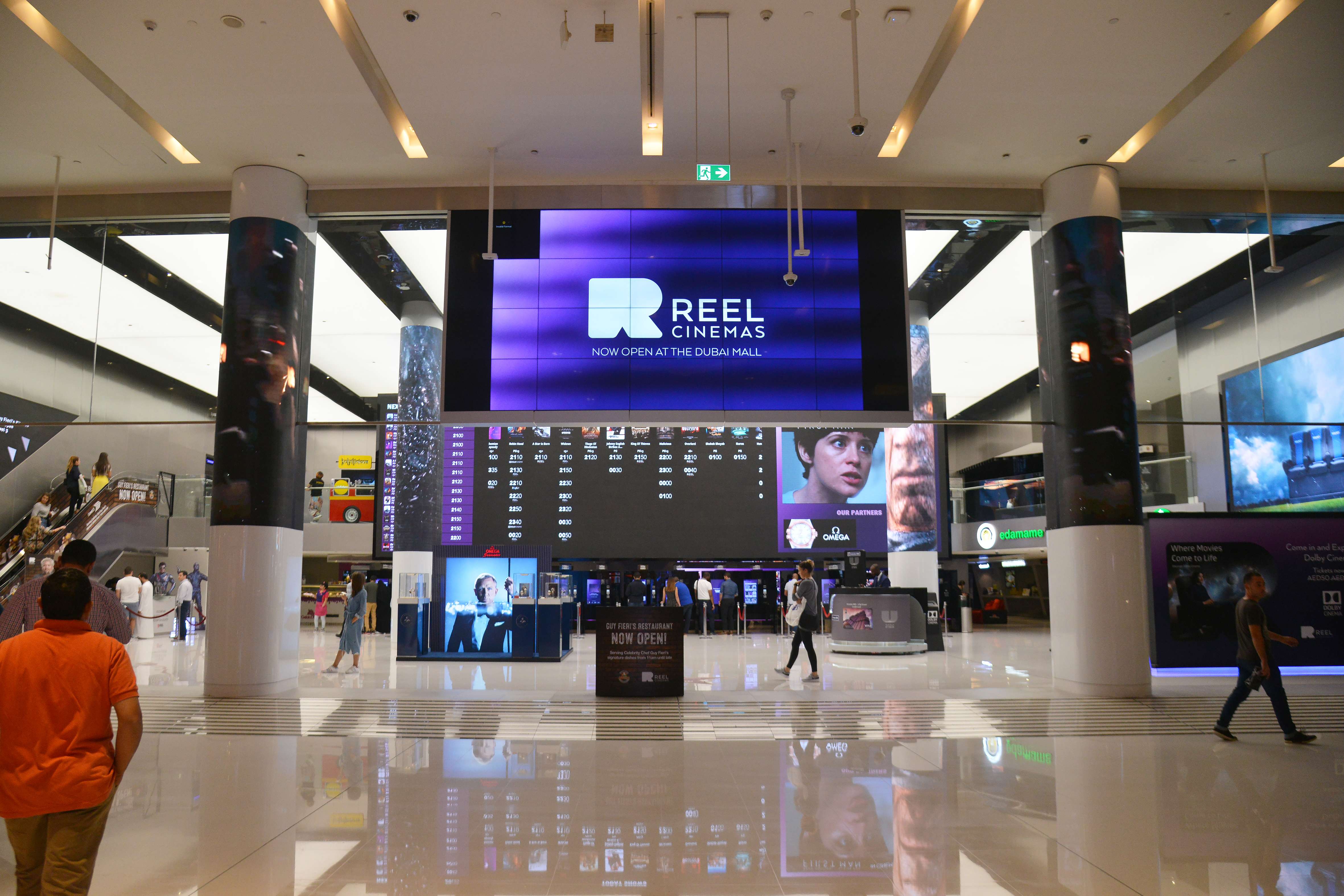 The Reel Cinemas of Dubai Mall Are Among the Largest Cinemas in the World