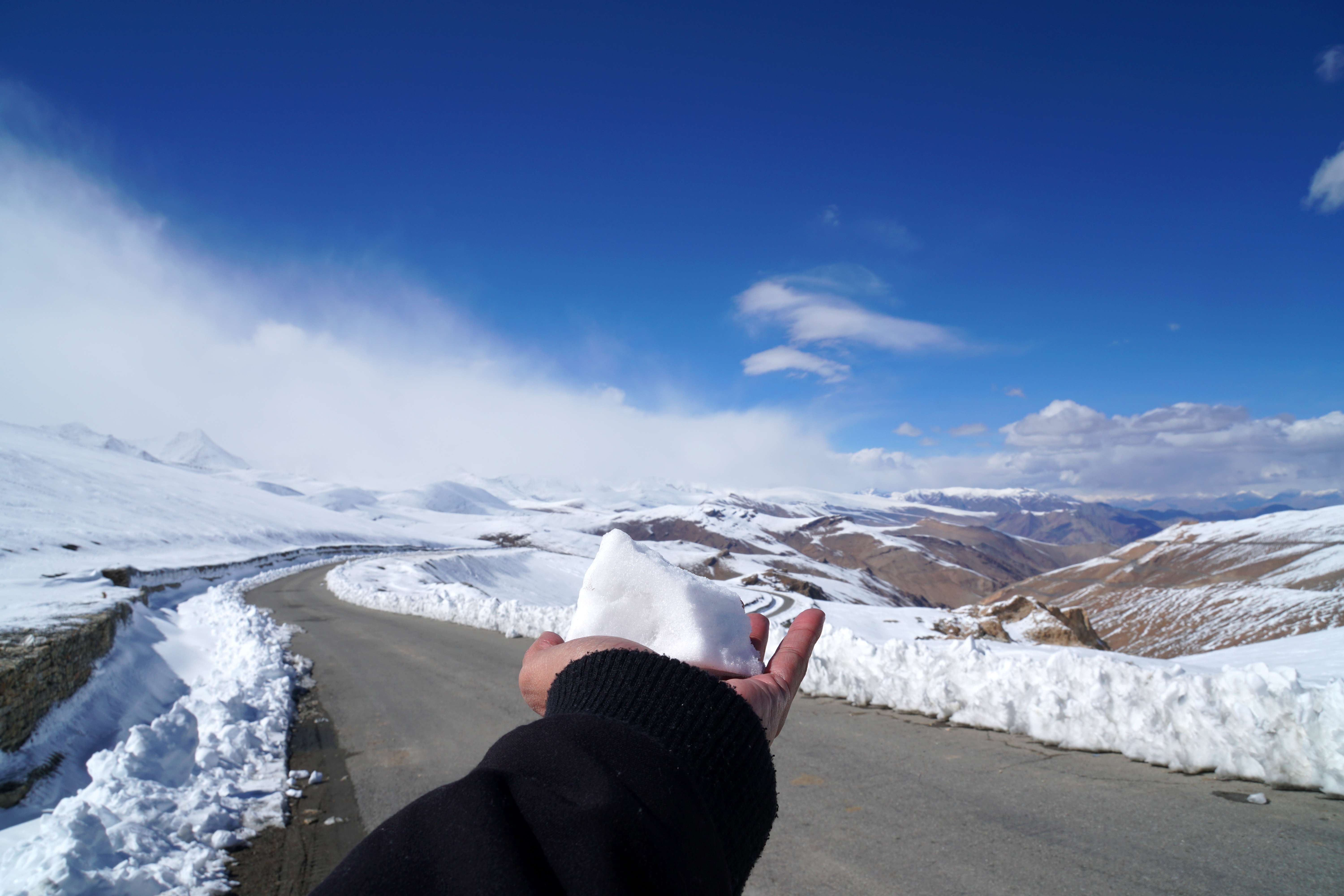 Leh to Pangong Route in February