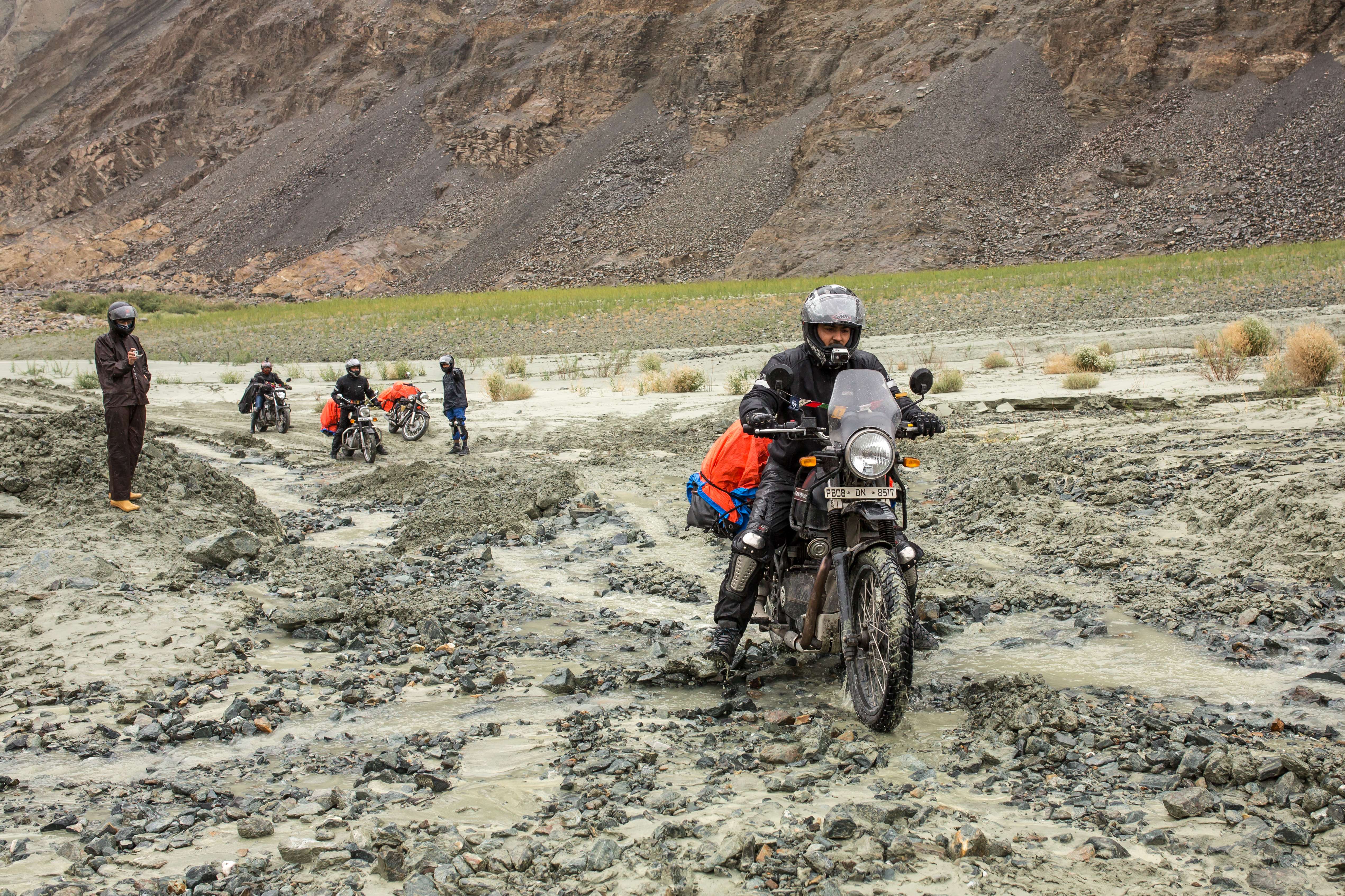 Water Crossings in Leh Ladakh in August