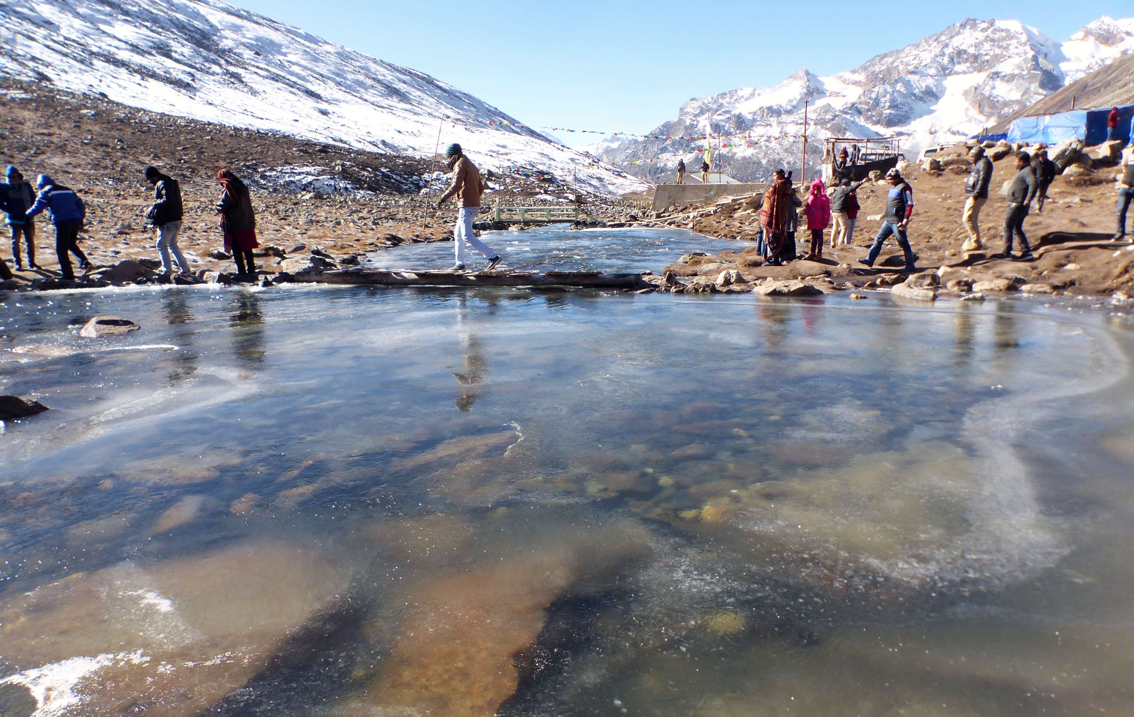 Water Crossings in Leh Ladakh in July