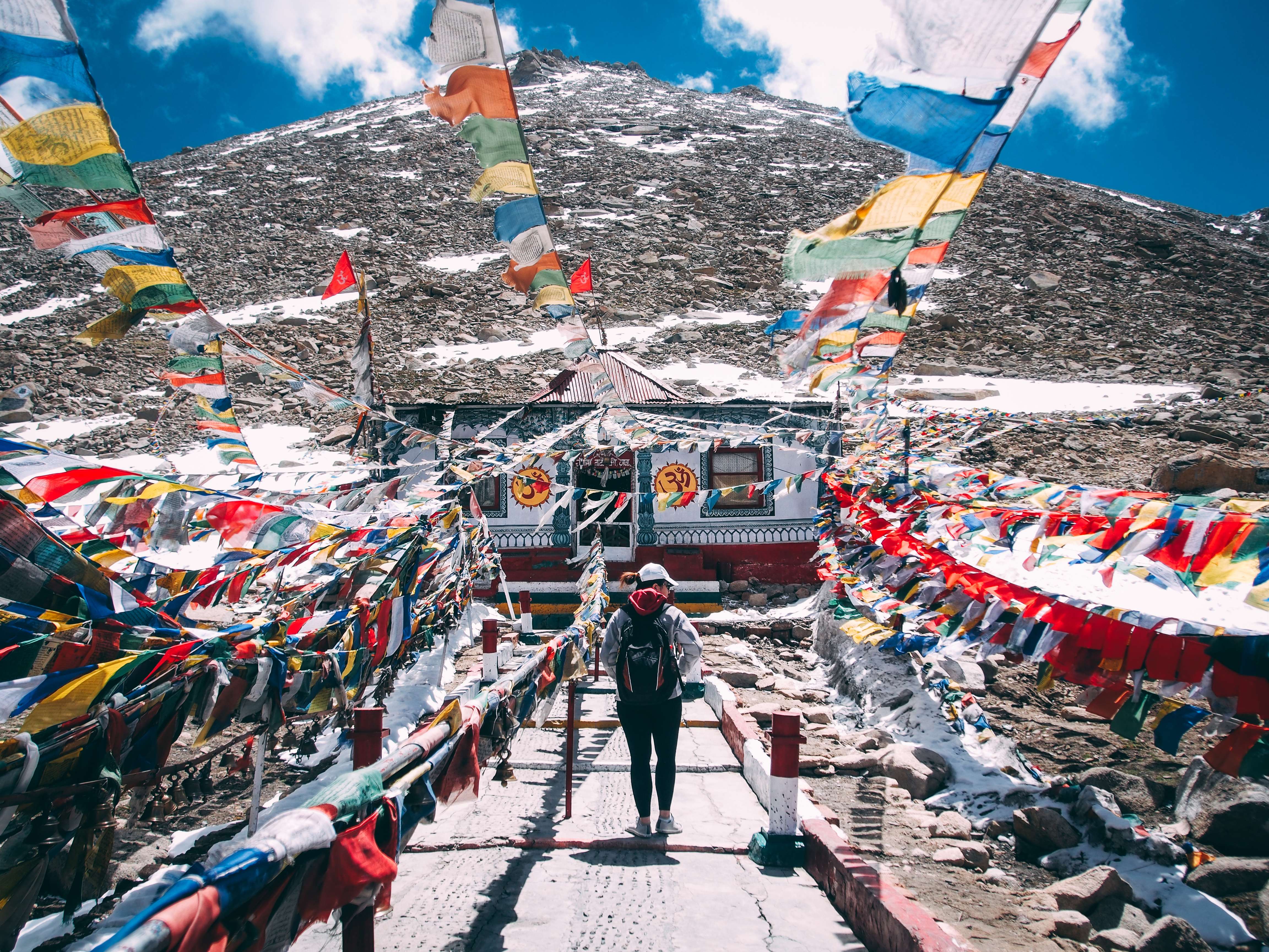 Snow at Khardung La Pass