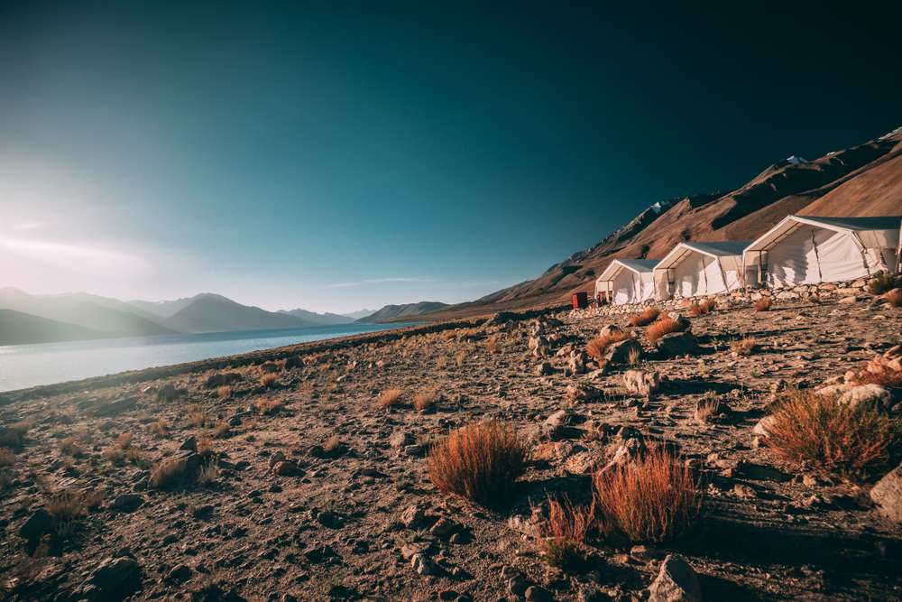 Leh to Pangong route in January