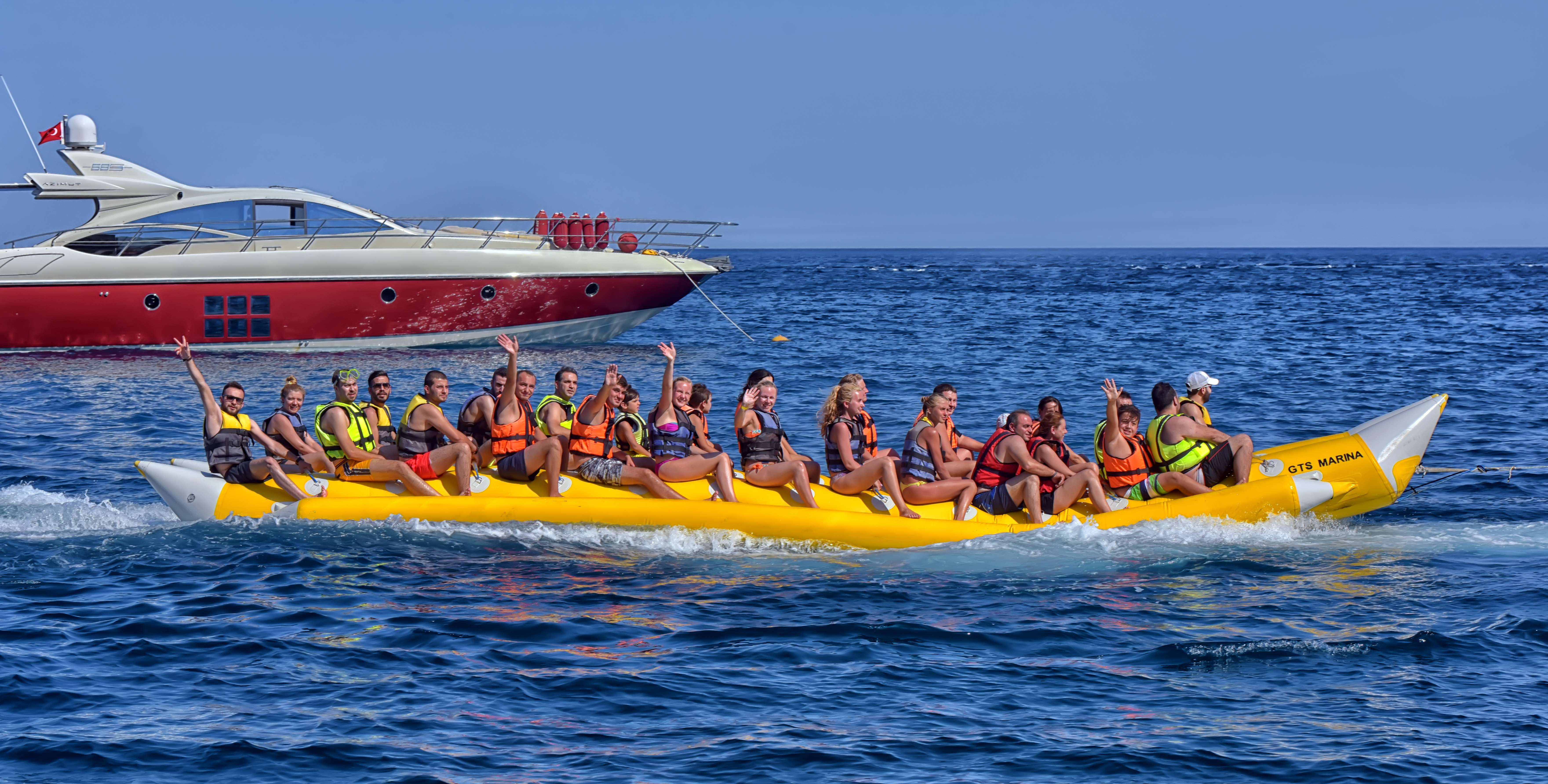 Banana Boat Ride in Maldives