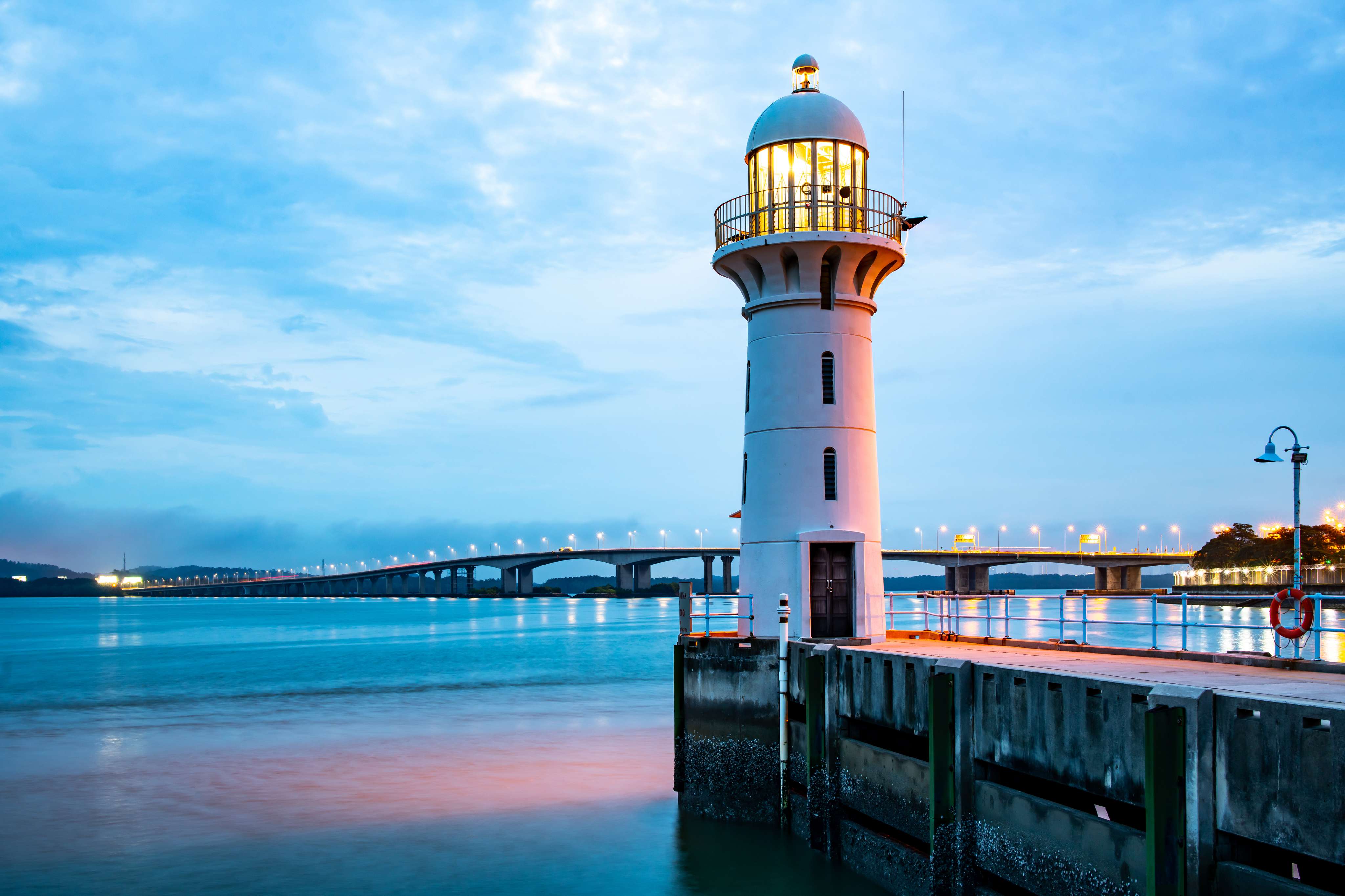 Witness the Sunset at Raffles Marina Lighthouse