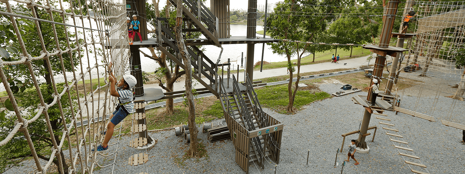 Conquer Obstacles at Forest Adventure