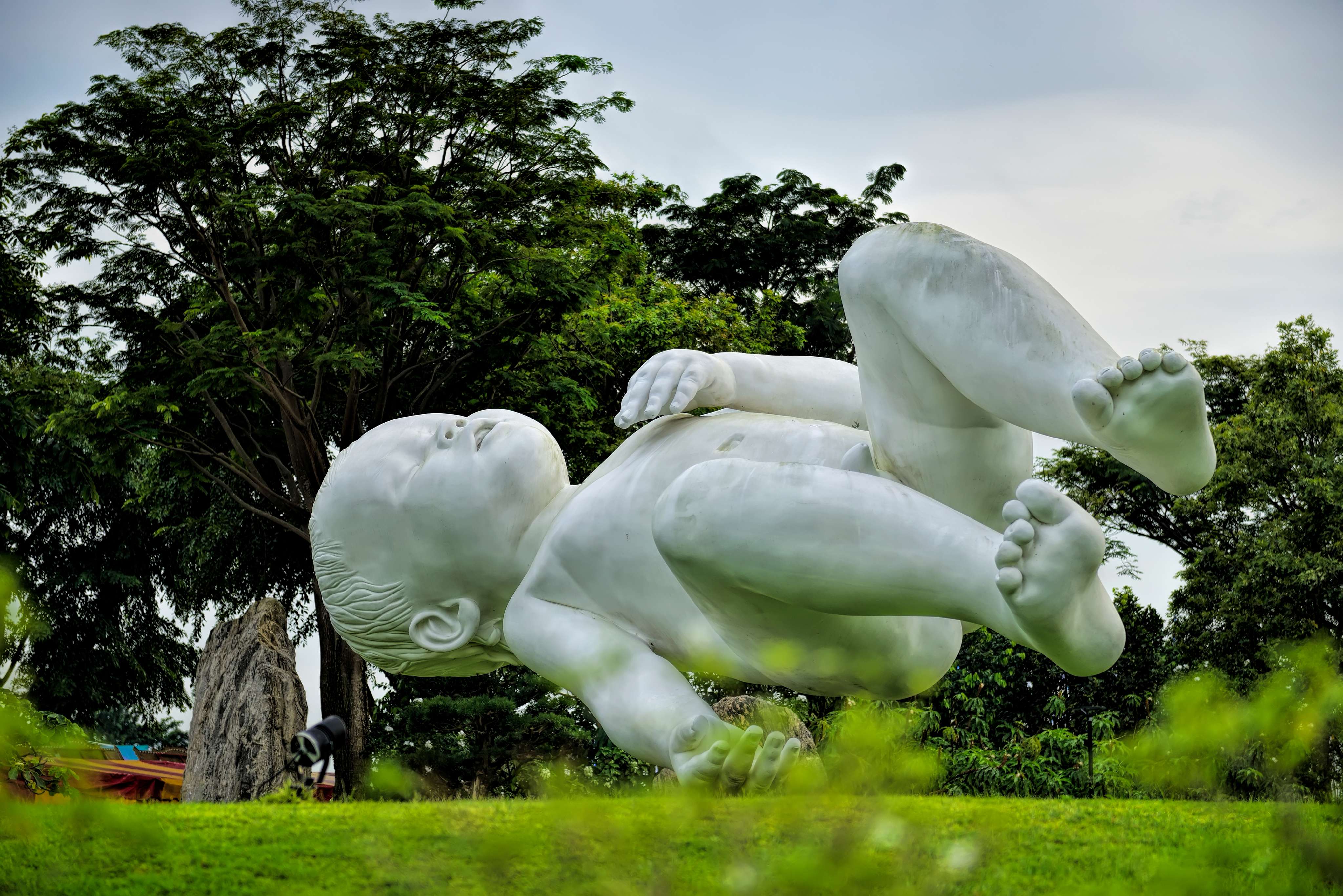 Floating Baby Sculpture