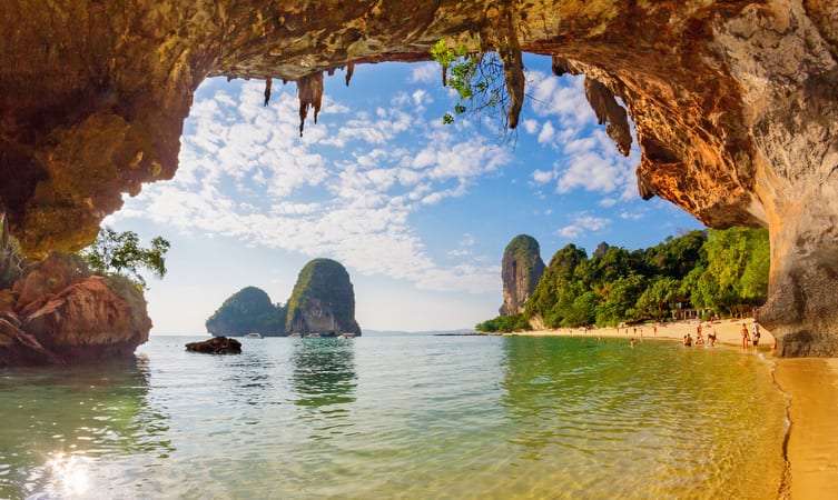 Splashing Around the Railay Beach