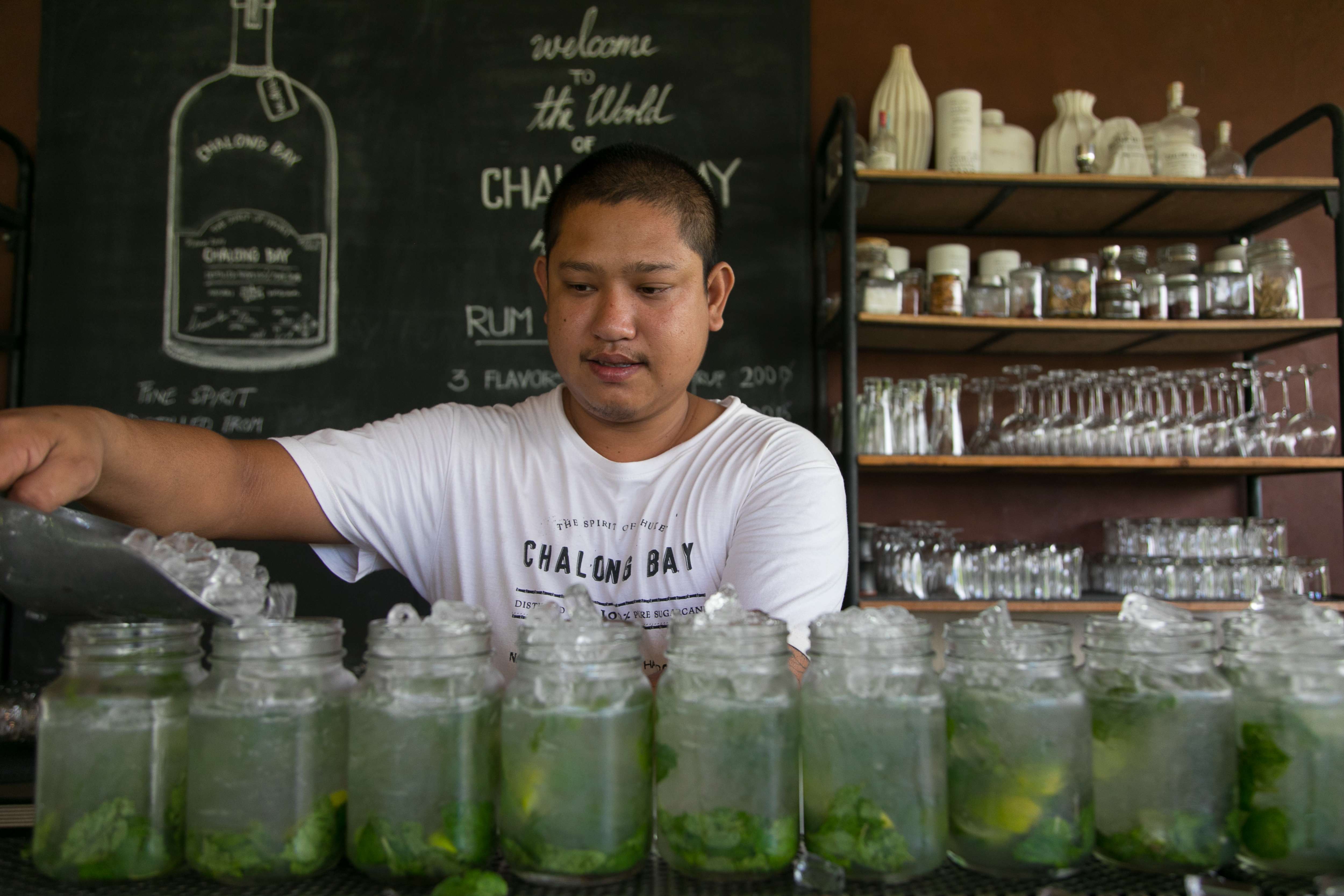 Drink at the Chalong Bay Rum Distillery