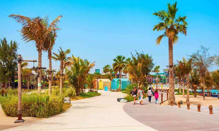 Stroll around at La Mer Beach