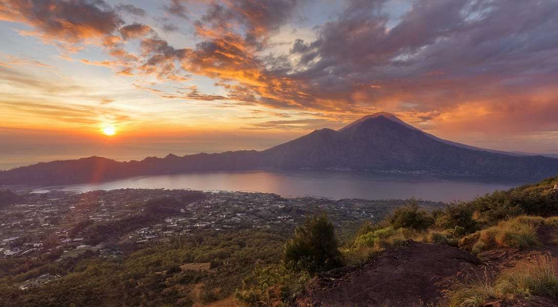 Mount Batur Volcano in Kintamani