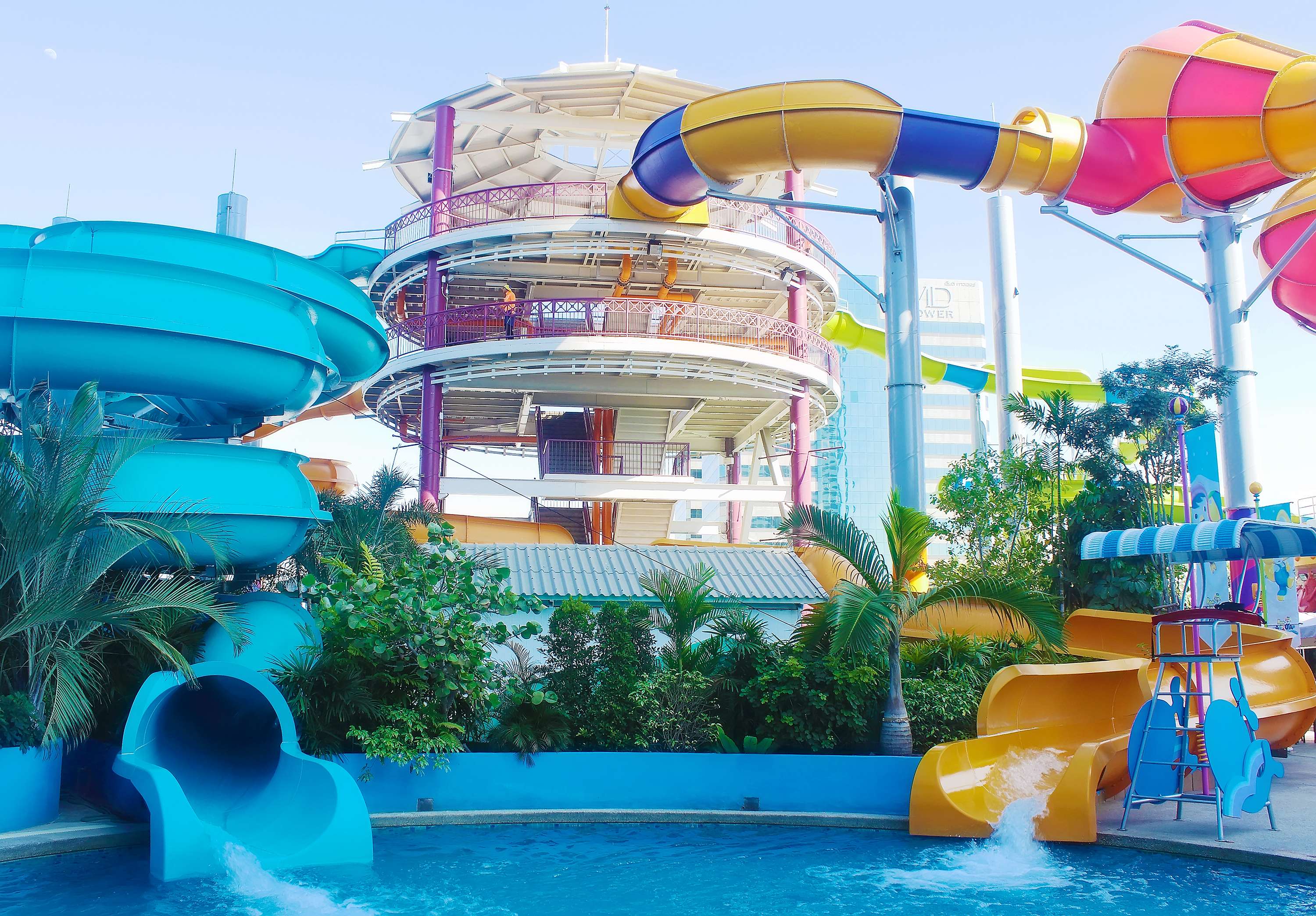Splashing around Pororo Aqua Park