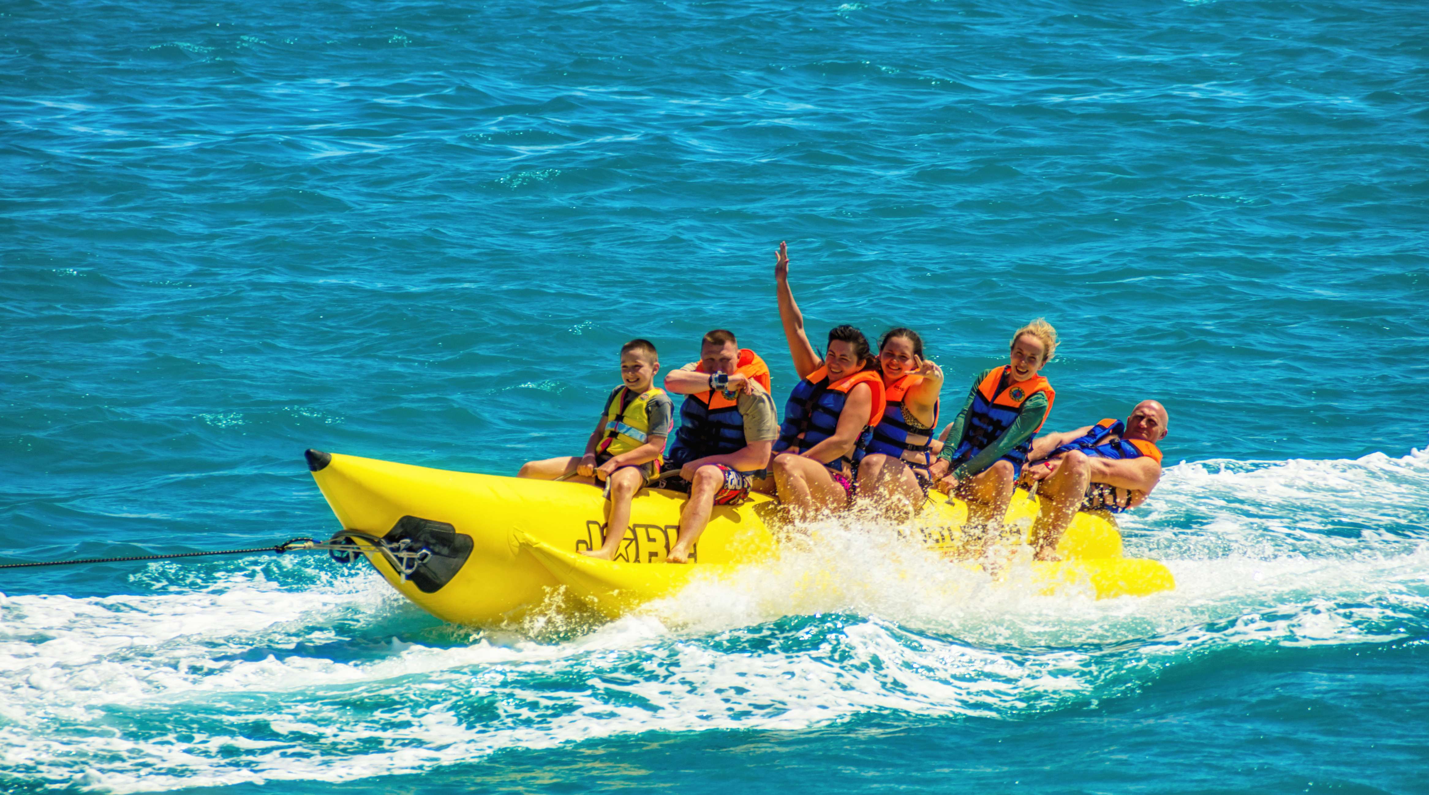 Go on a Banana Boat Ride