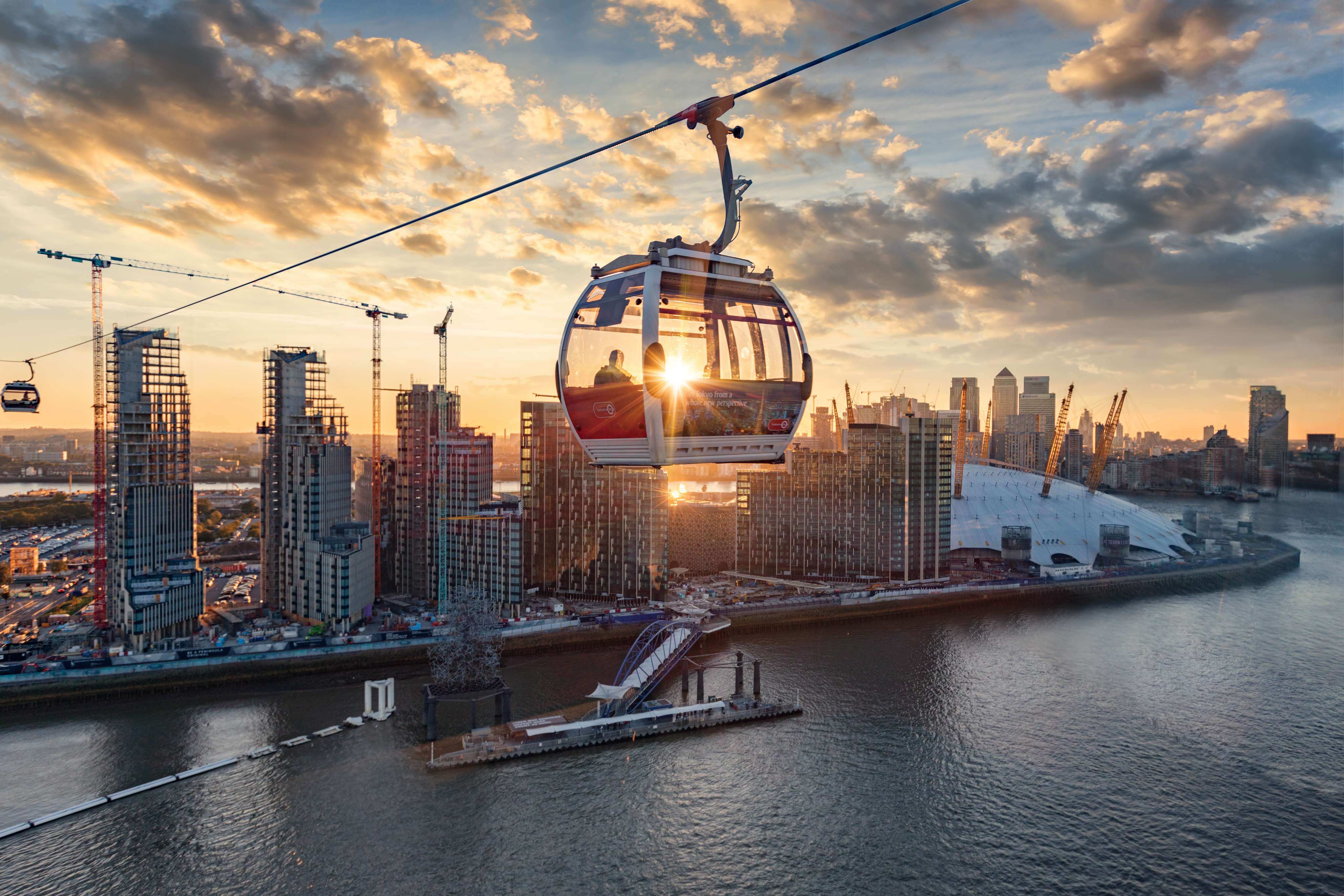 Emirates Air Line And The O2