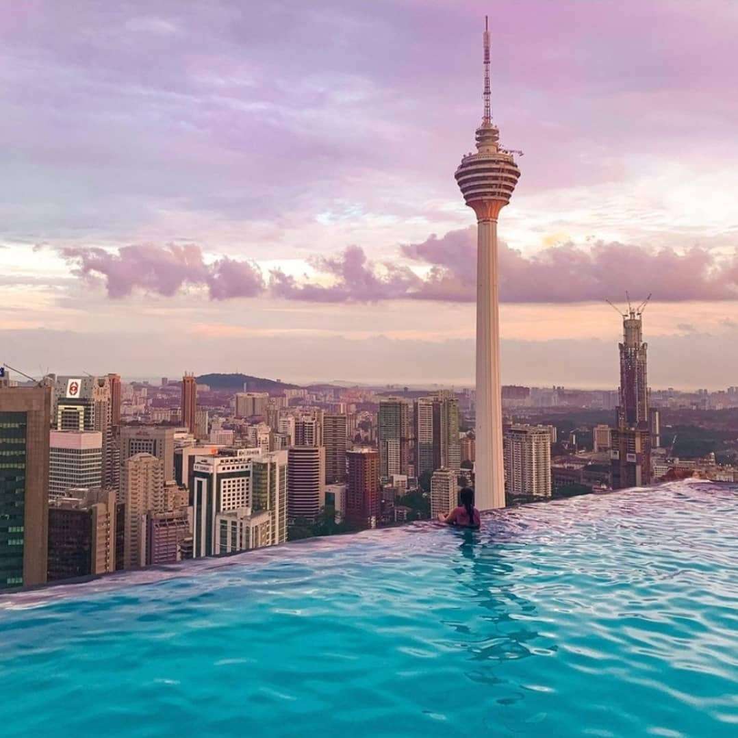 Infinity pool at The FACE Suites