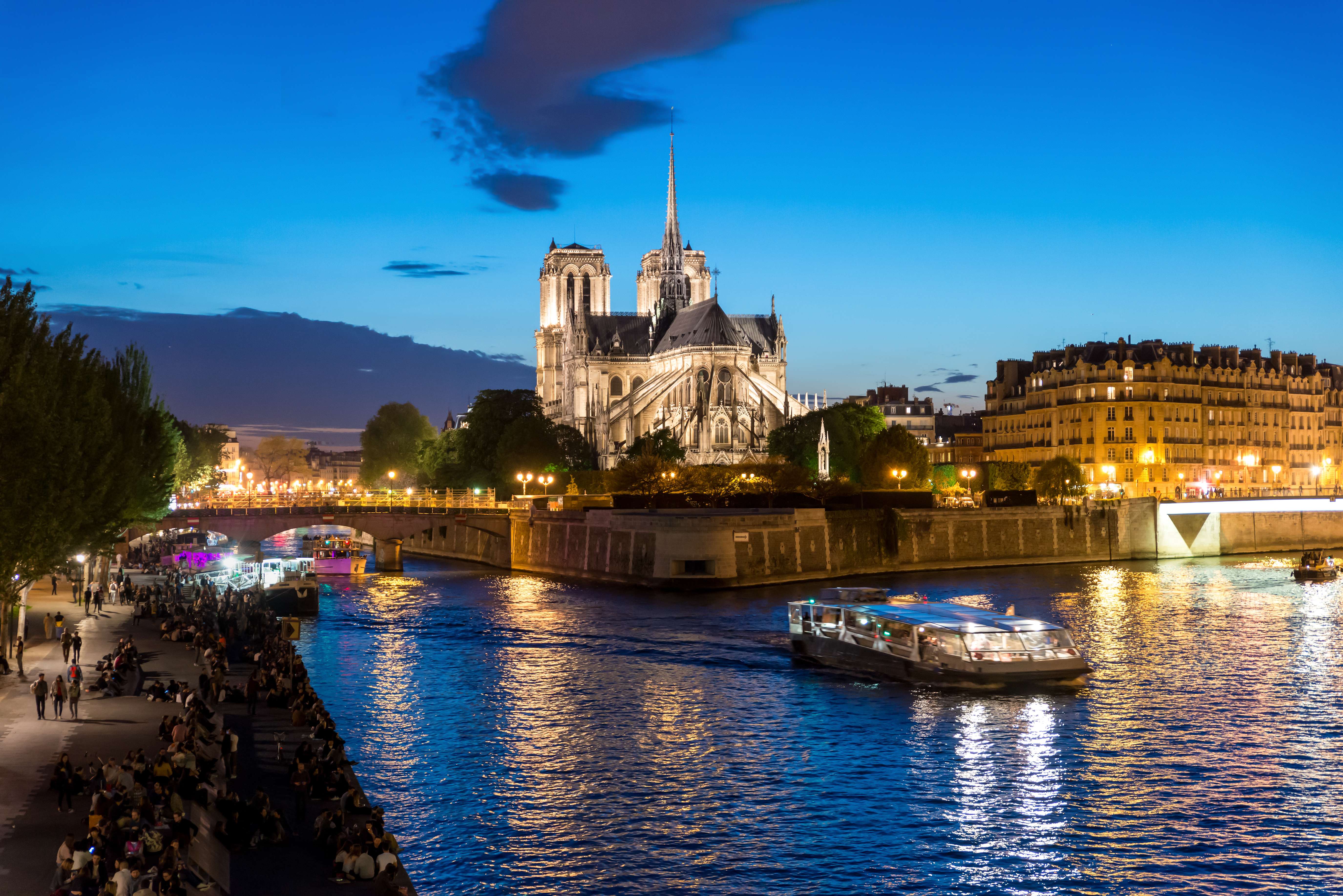 Take An Evening Cruise Along The Seine River