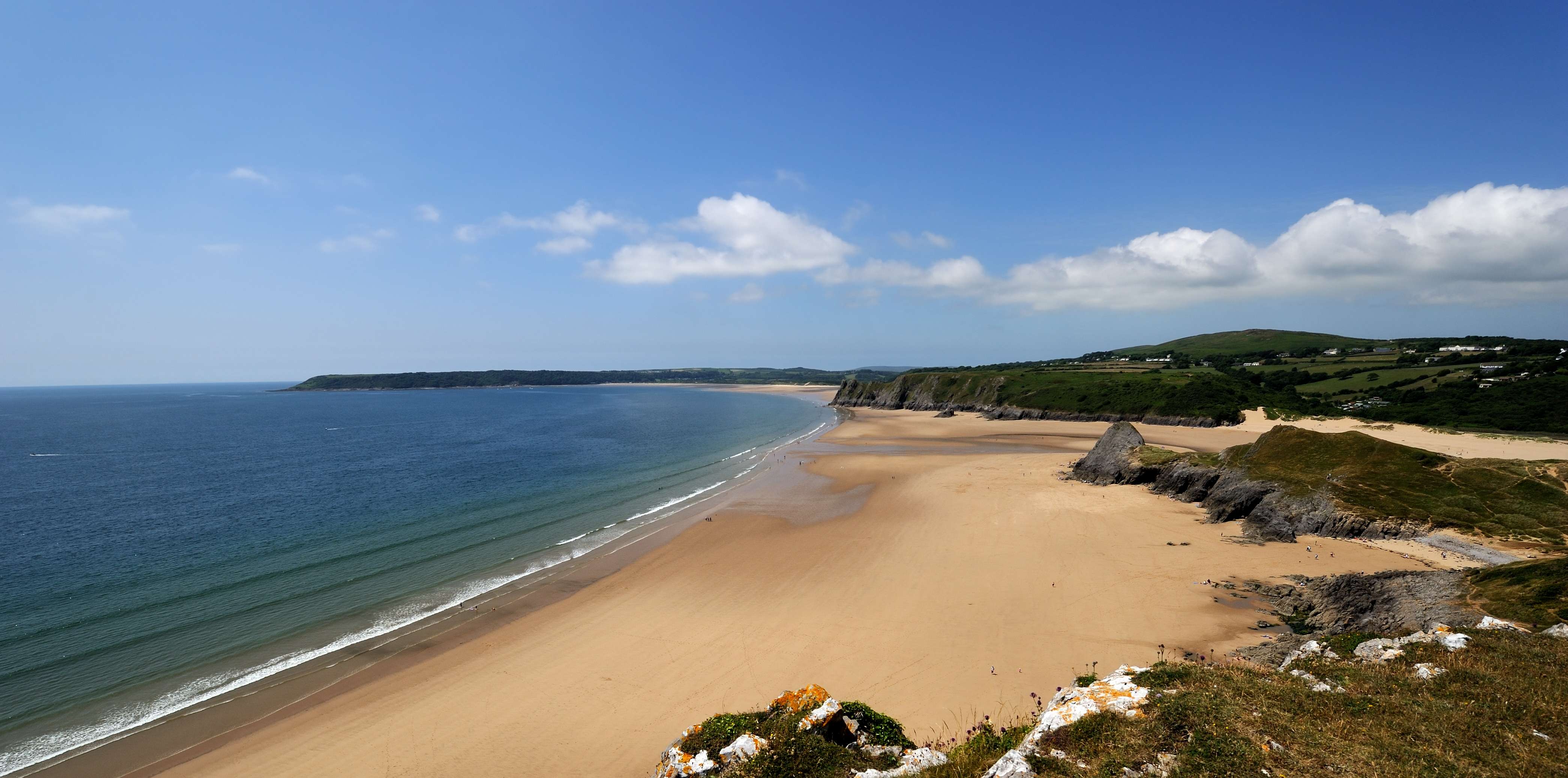 Three Cliffs Bay Beach